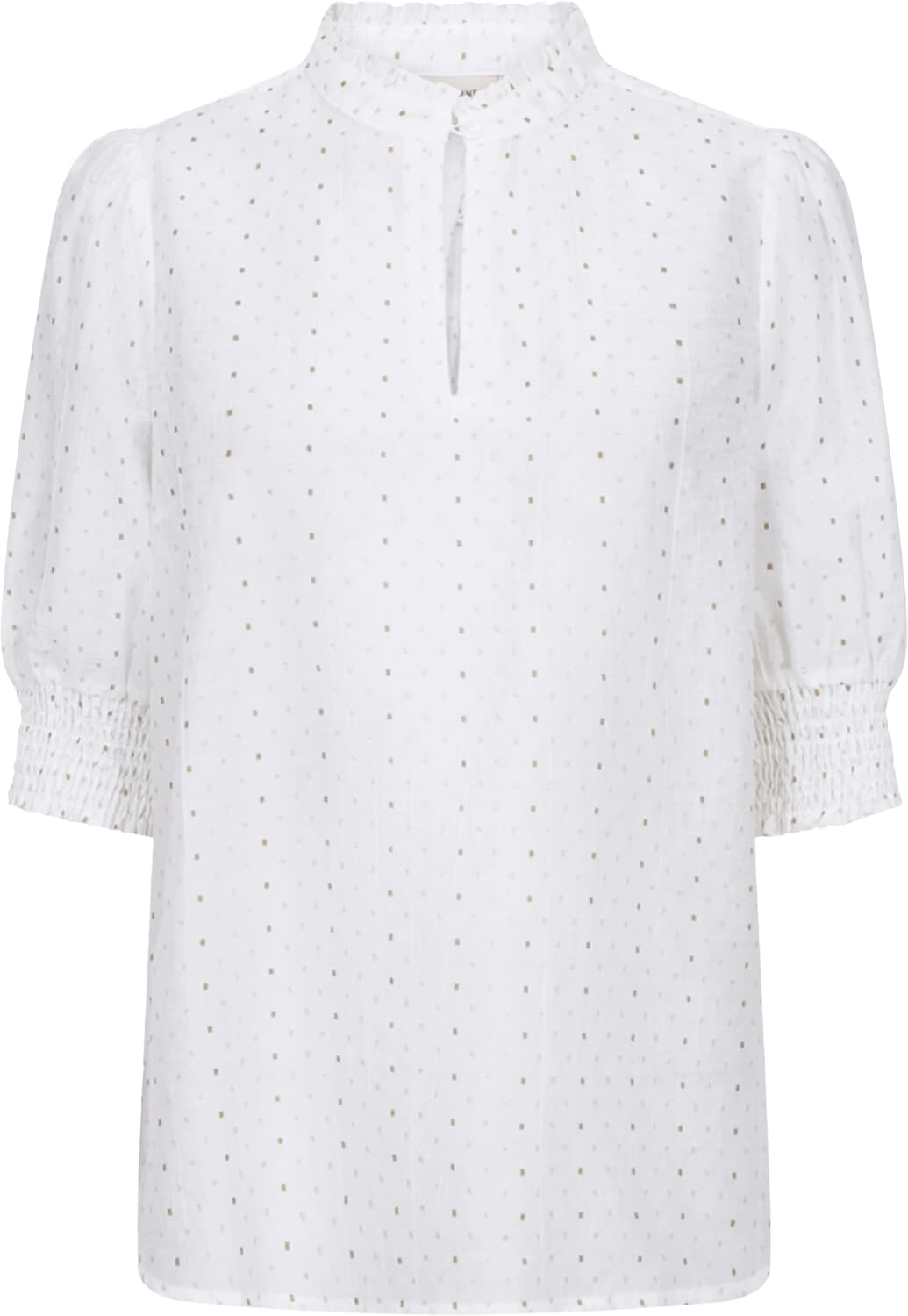 Freequent Blouse flory Wit