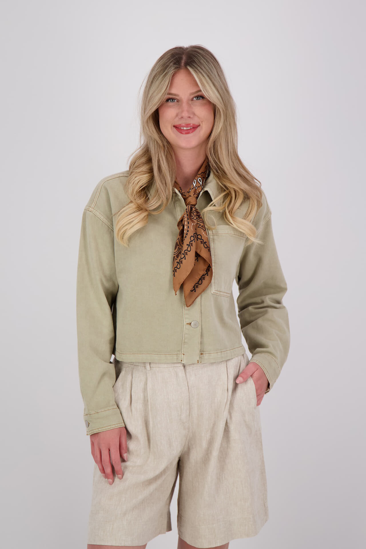 MSCH Copenhagen Overshirt Lio Kaki