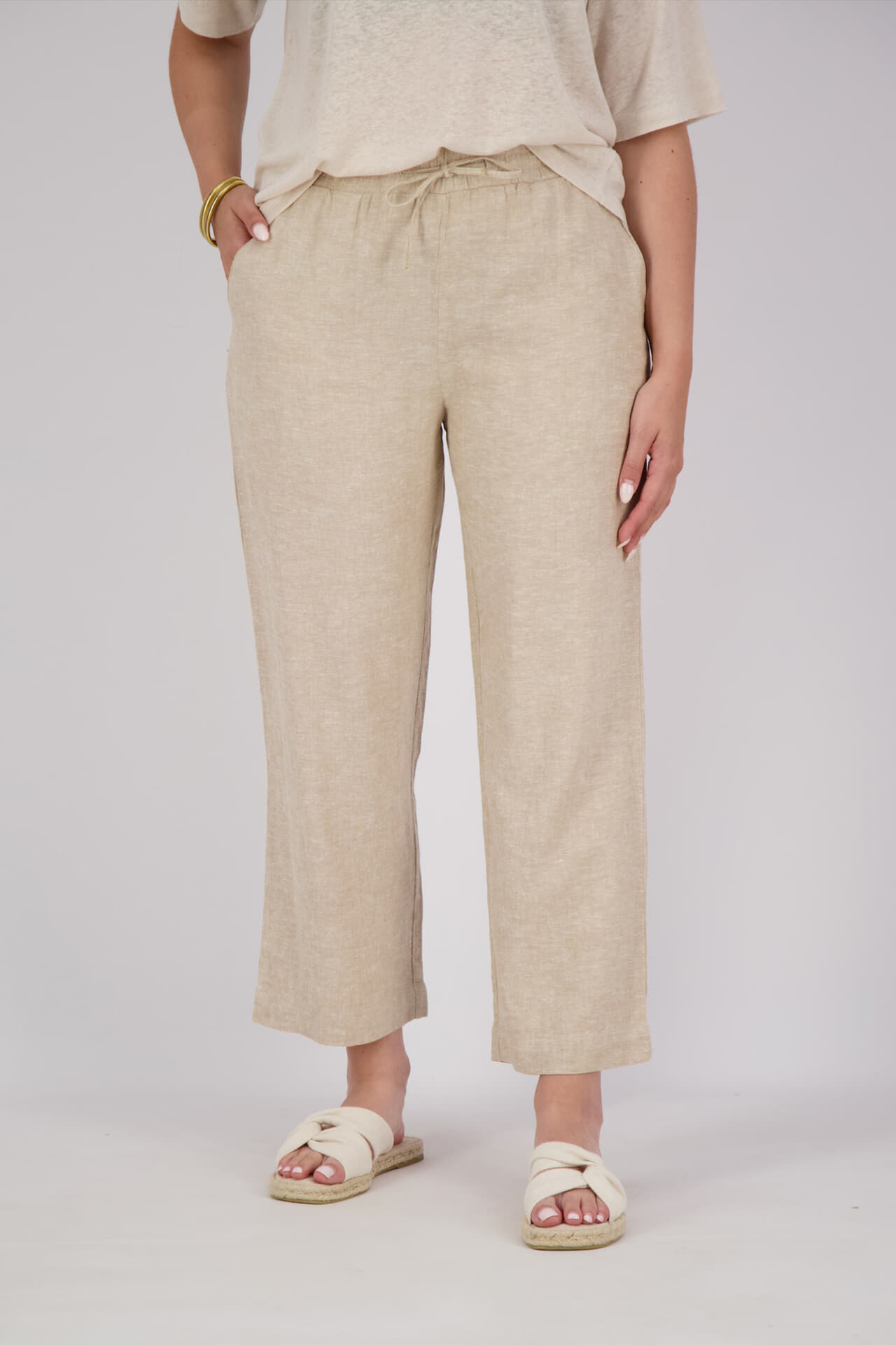 Freequent Broek Lava-Ankle Kaki