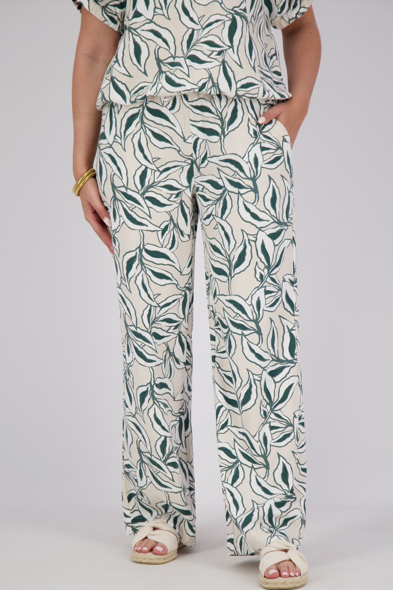 Freequent Broek lavisco Beige