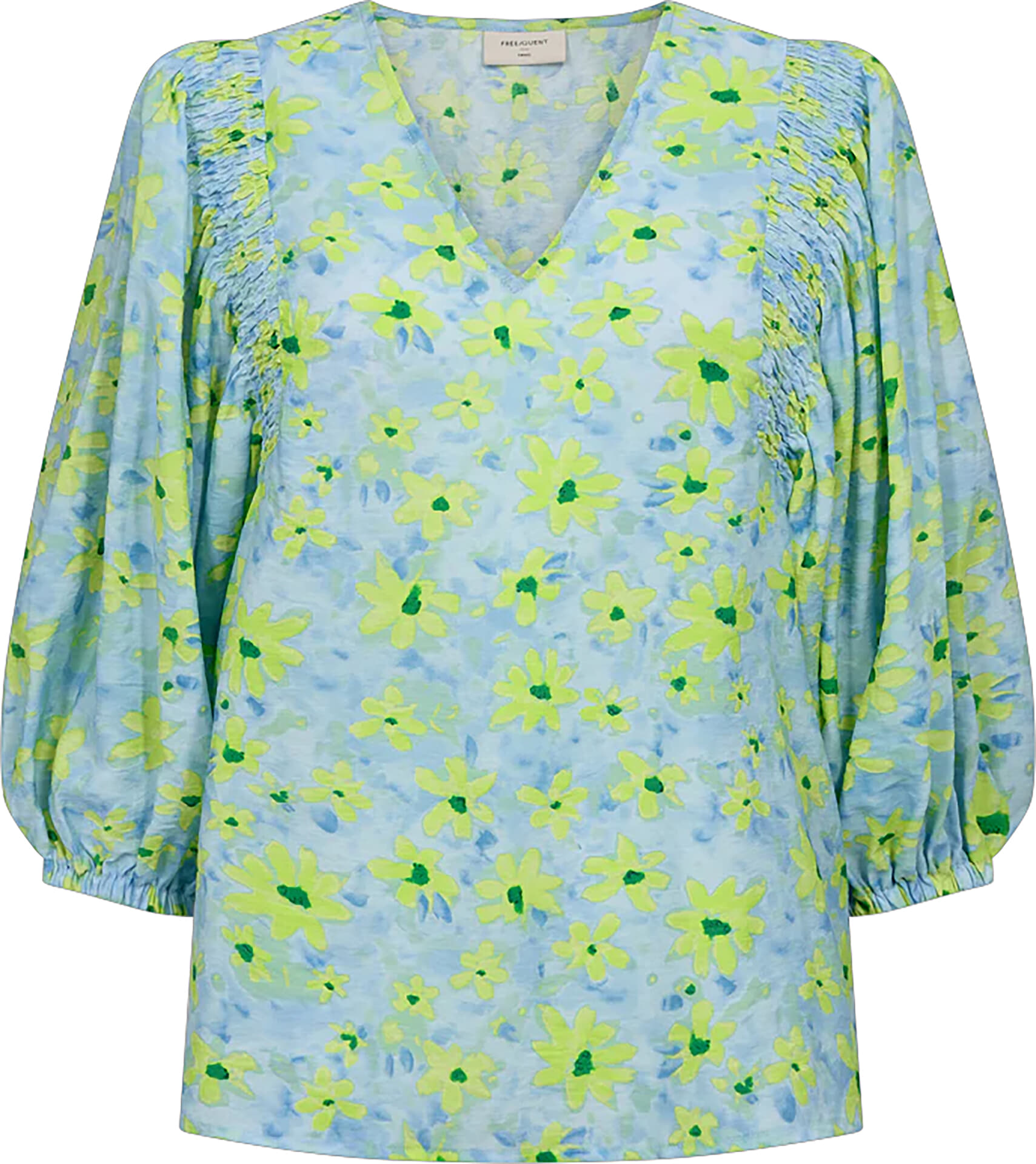 Freequent Blouse Jovi Blauw