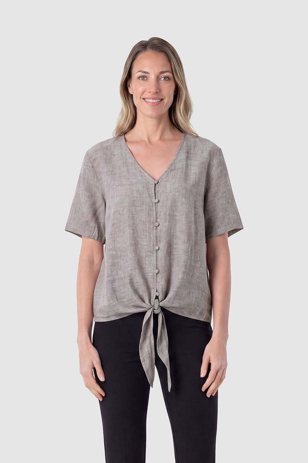 Freequent Blouse Lava Bruin