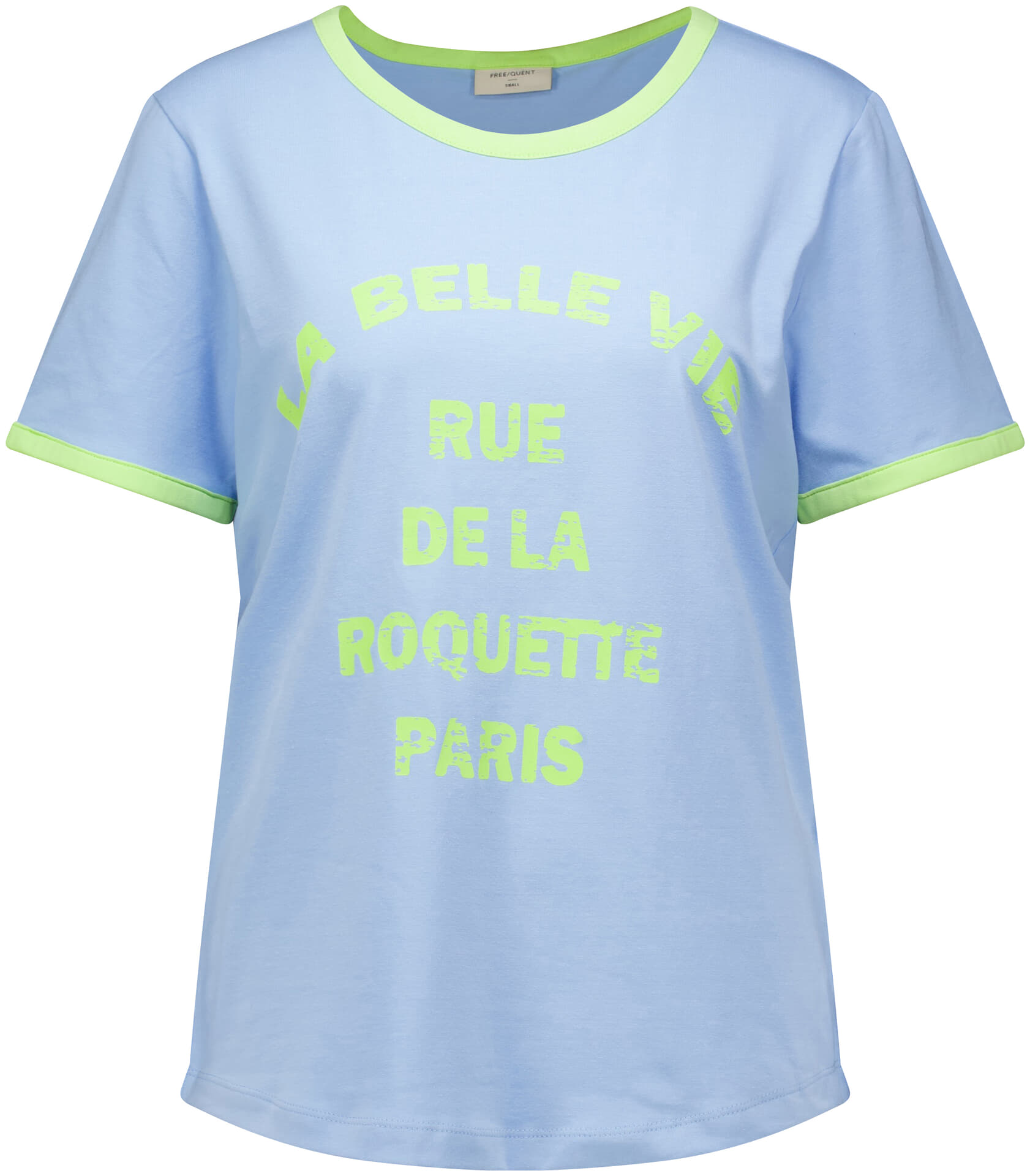 Freequent T-shirt Fenjal Blauw