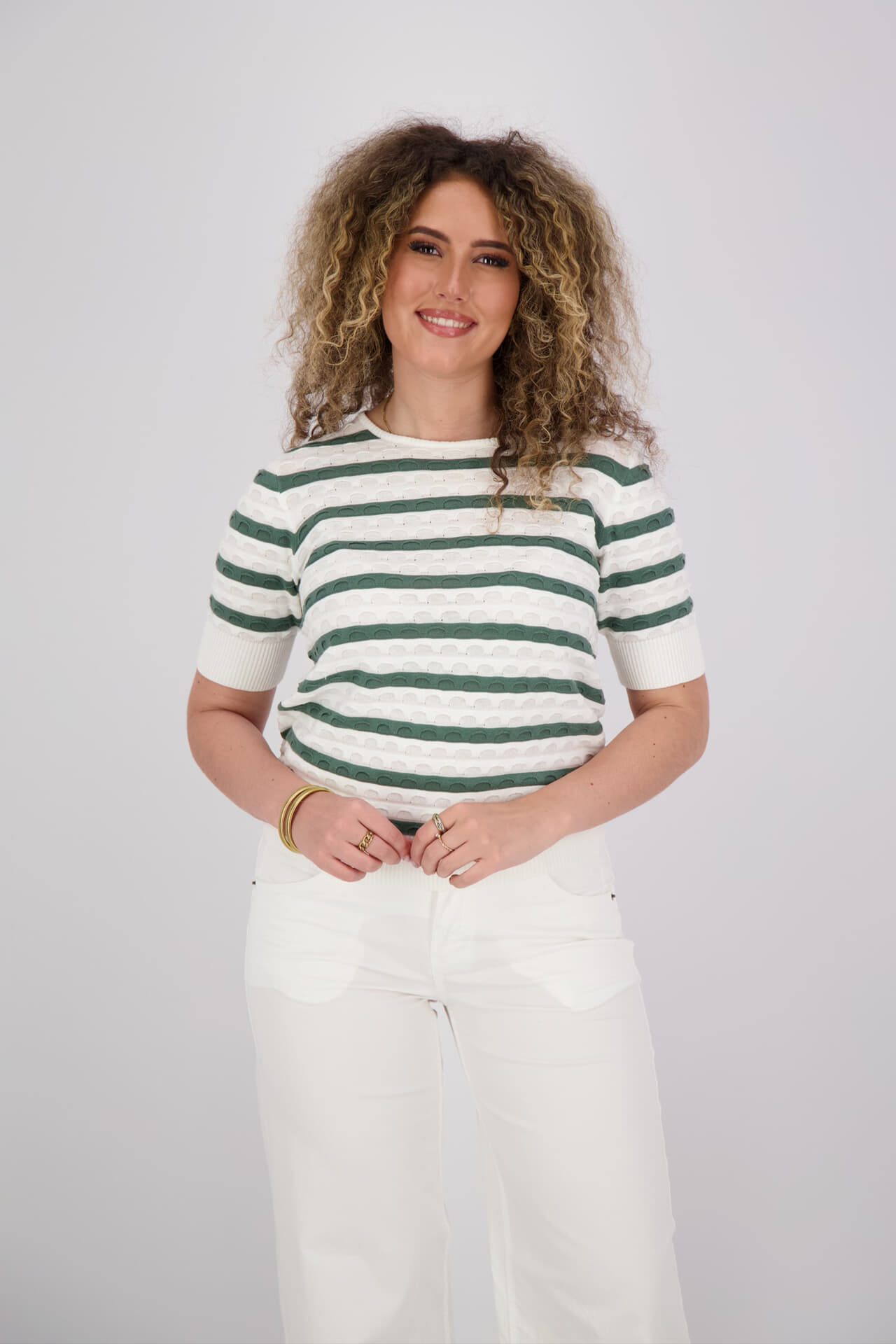 Freequent Top do-do pu Off White