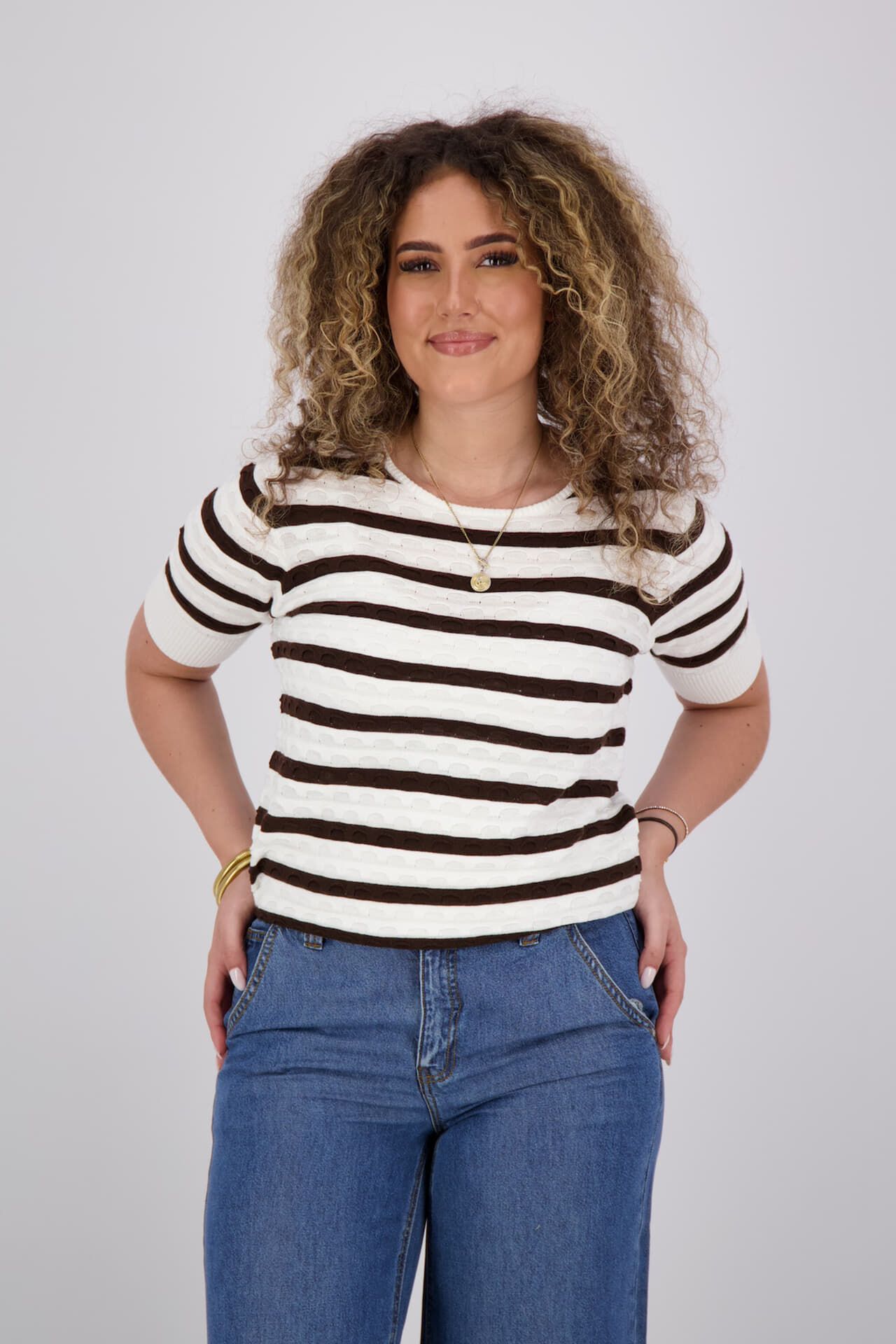 Freequent Top do-do pu Off White