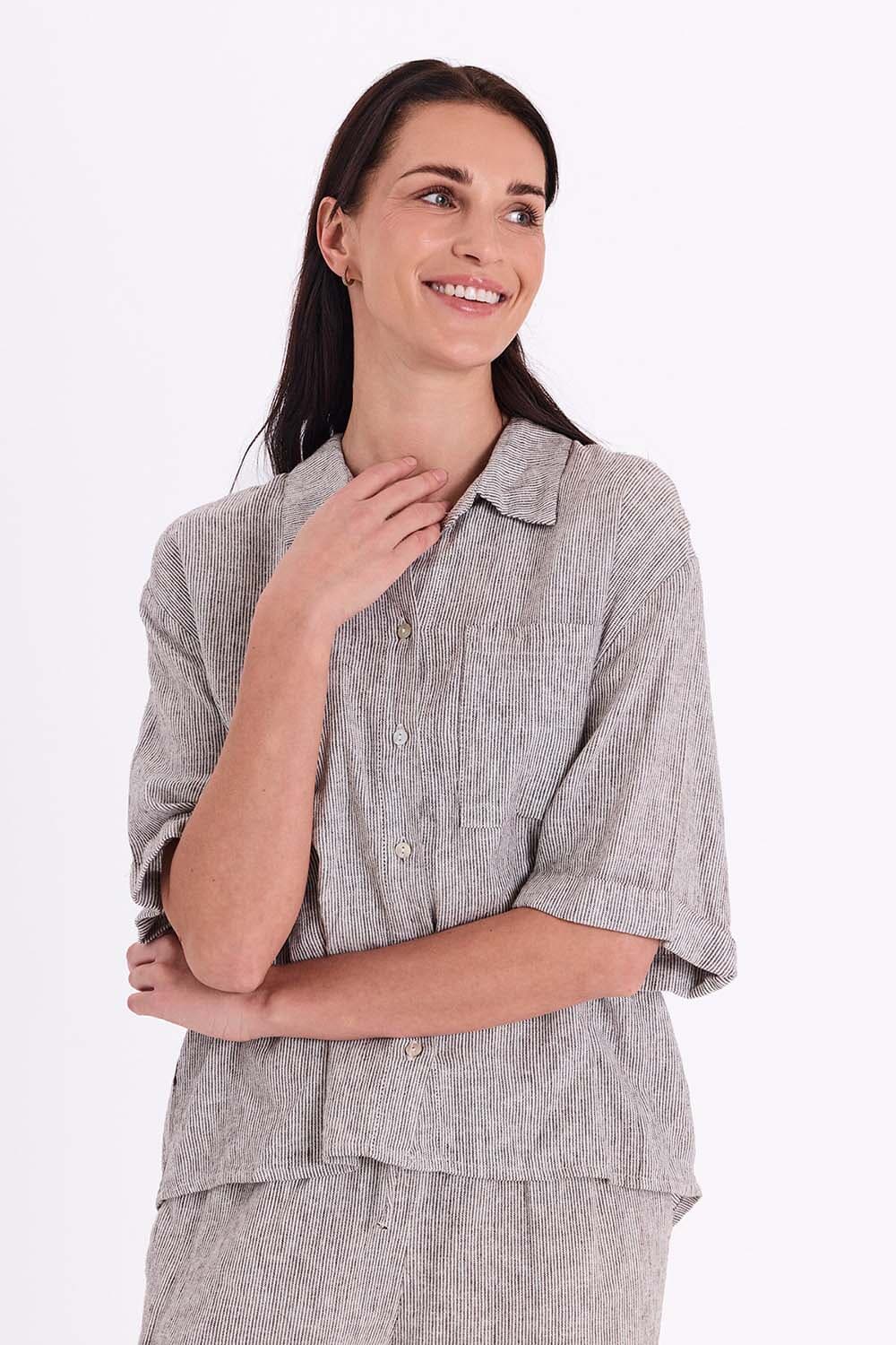 Freequent Blouse Lava Bruin