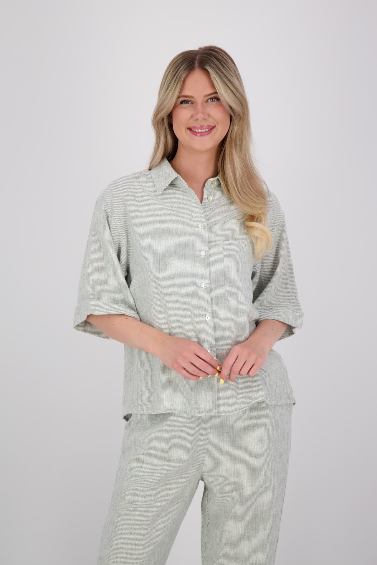 Freequent Blouse Lava Groen