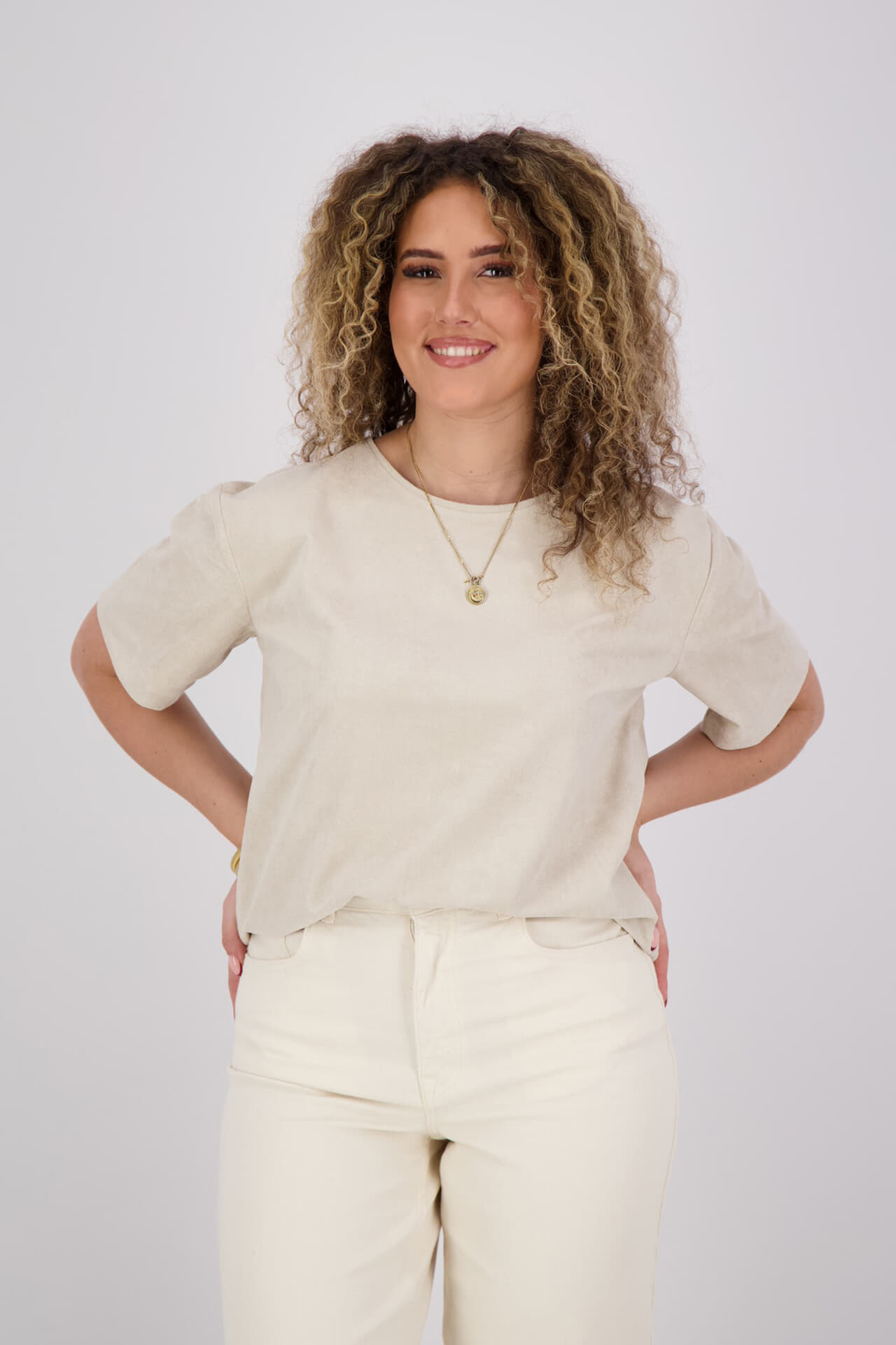 Freequent Blouse Mimi  Beige