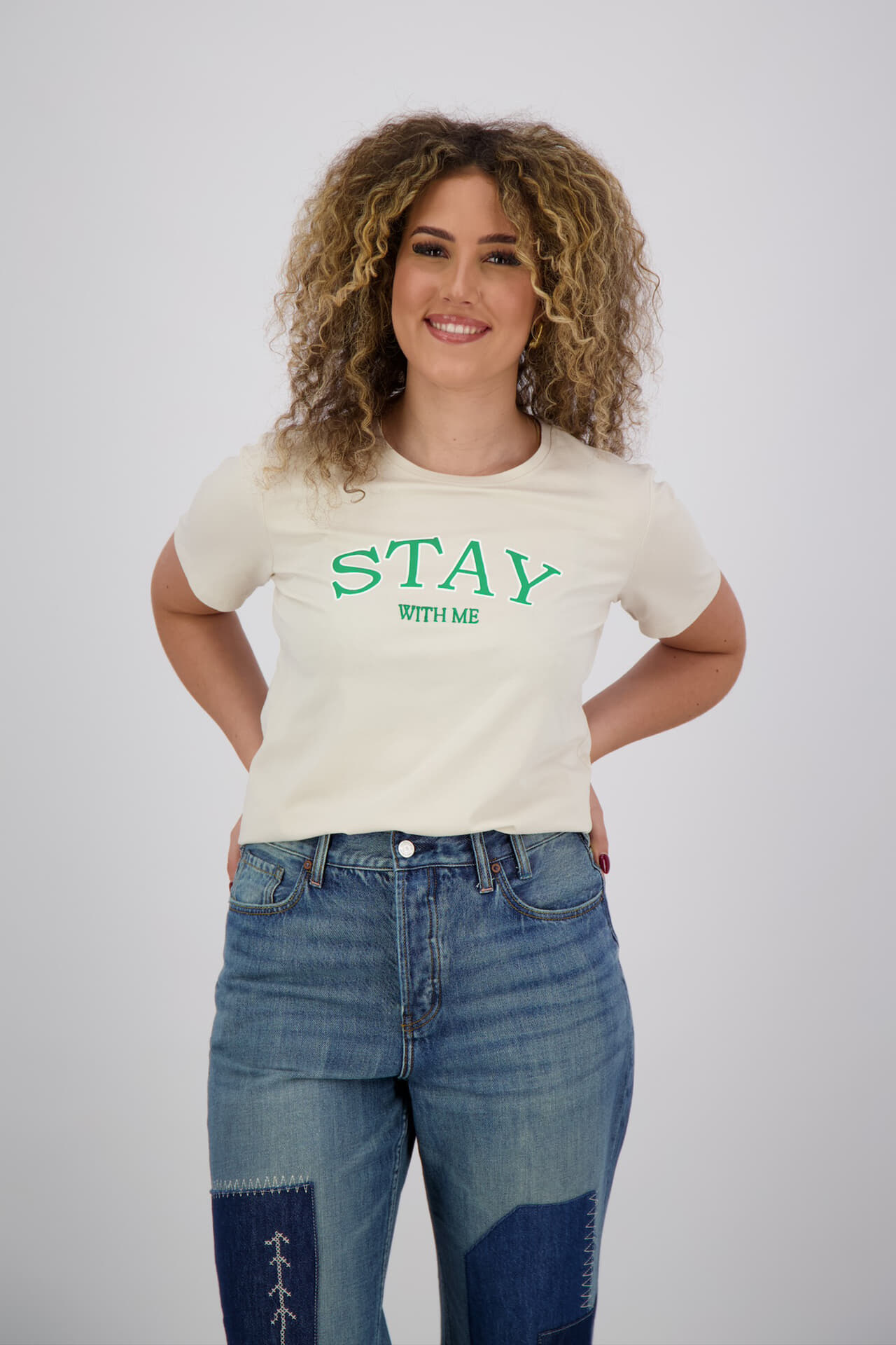 Freequent T- Shirt Fenjal  Beige