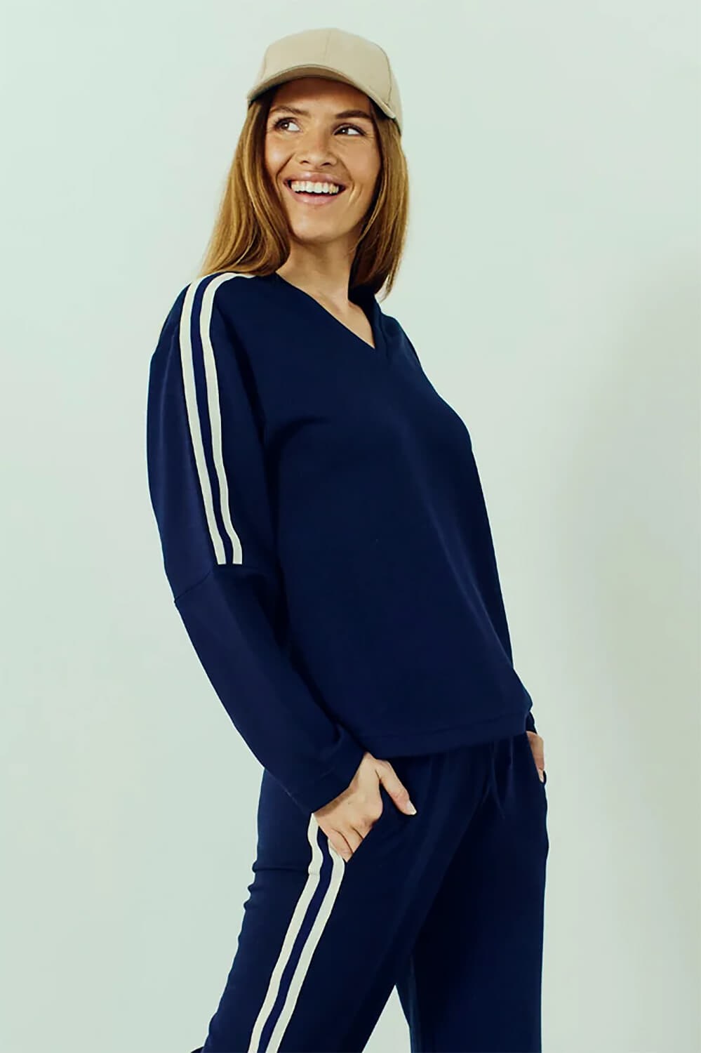 Freequent Pullover Lucinda Navy