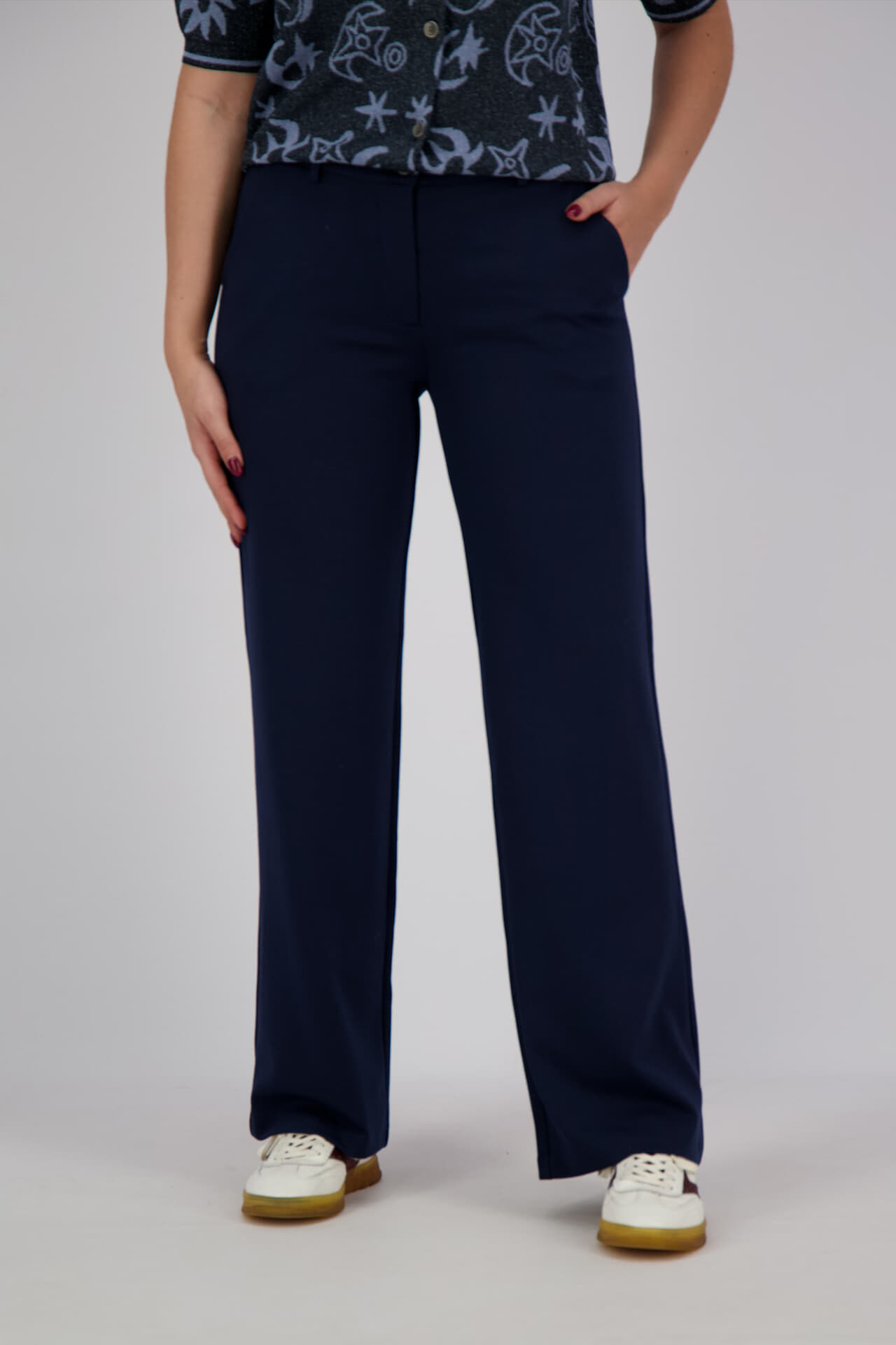 Freequent Broek Nannini Donkerblauw Navy