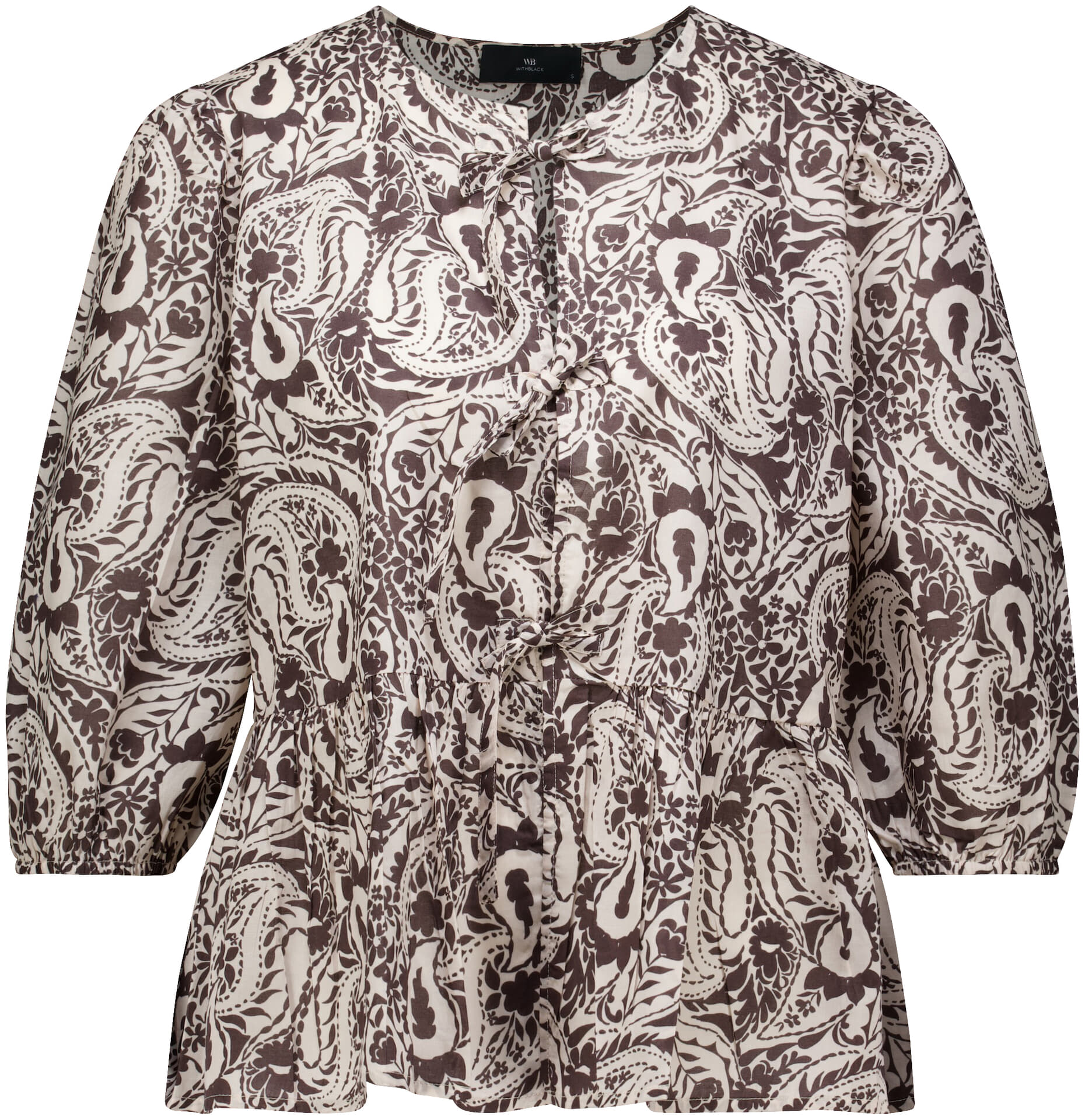 With Black Top Lamina Beige