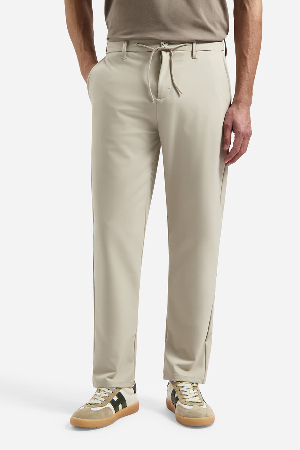No Excess Chino 4-Way Stretch Sedoc Rel Grijs