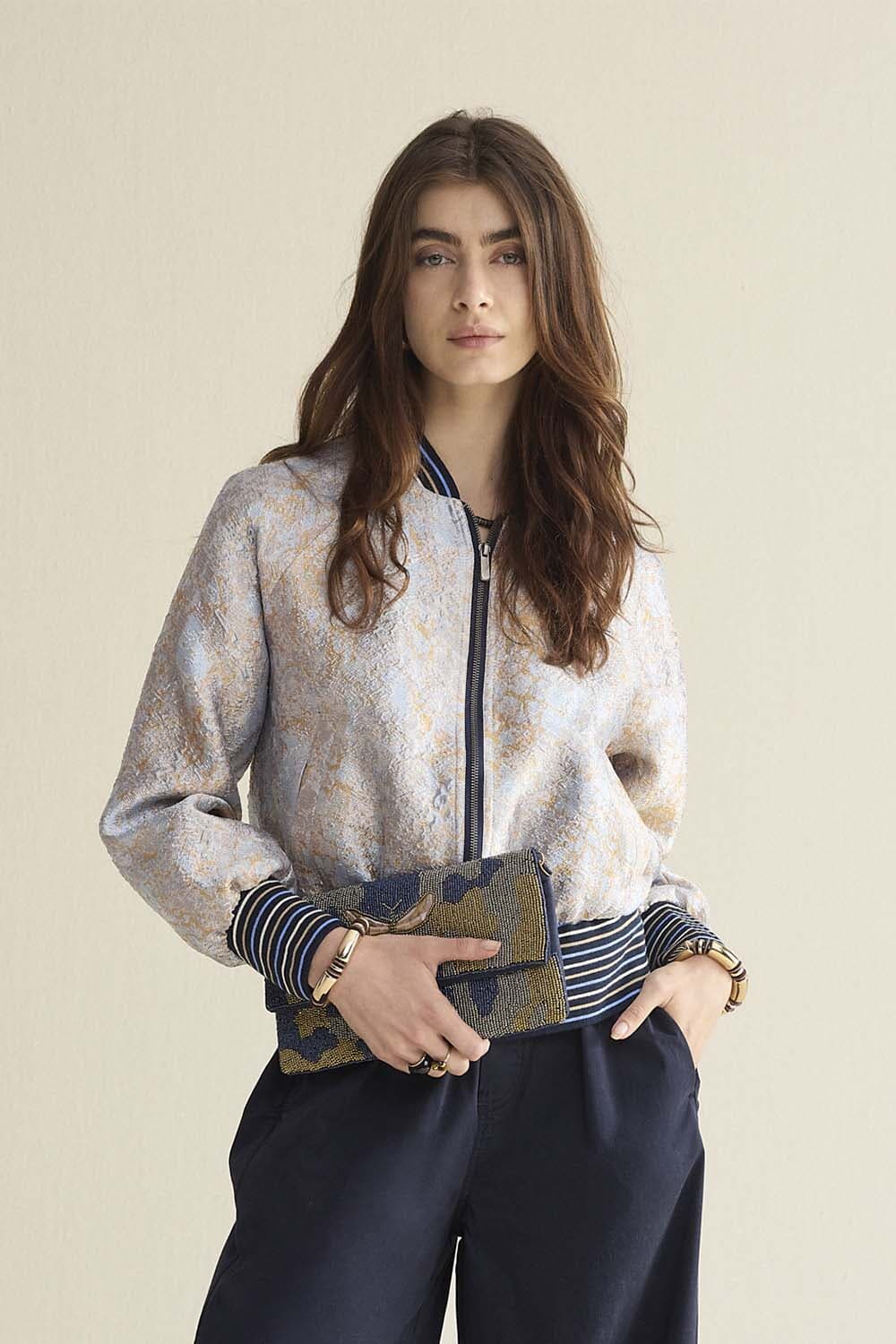 Summum Jack Jacquard Hemelsblauw