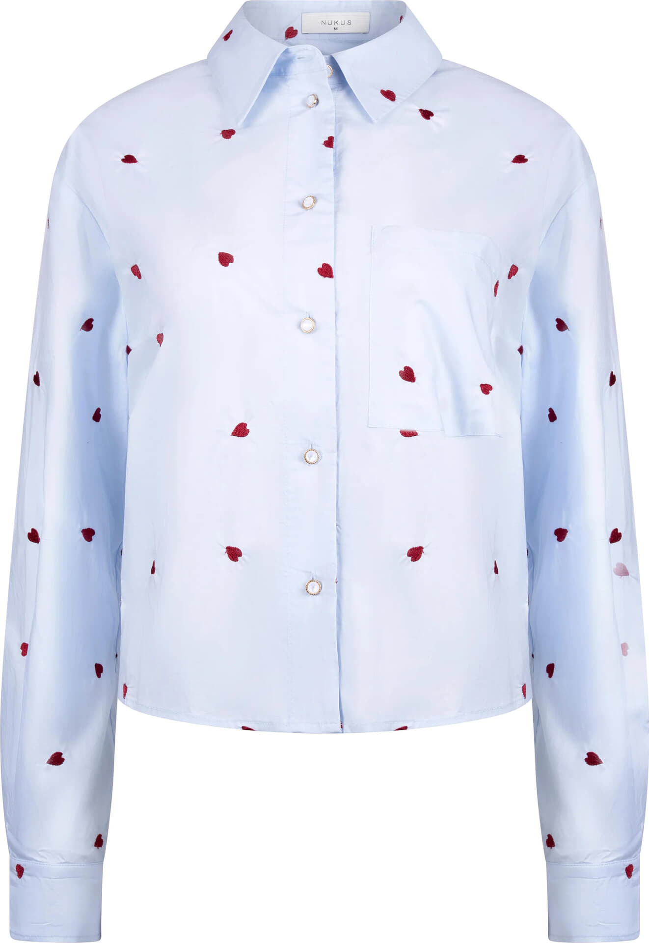 Nukus Blouse Sorrento Heart Blauw