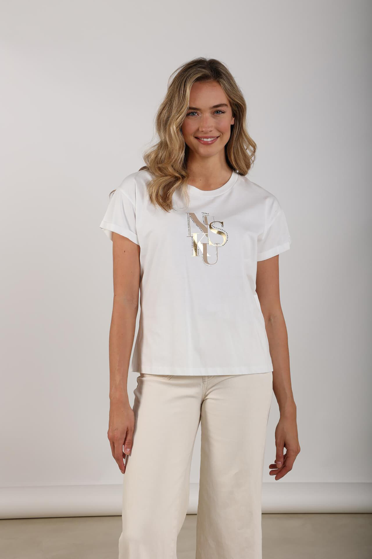 Nukus T-shirt Rowena Off White