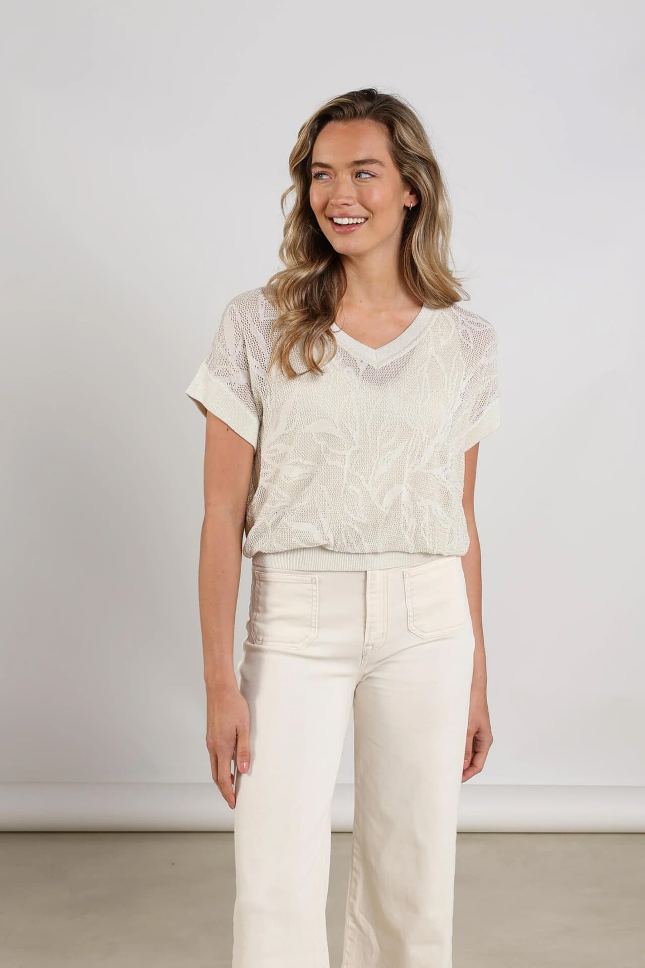 Nukus Top Renza  Beige