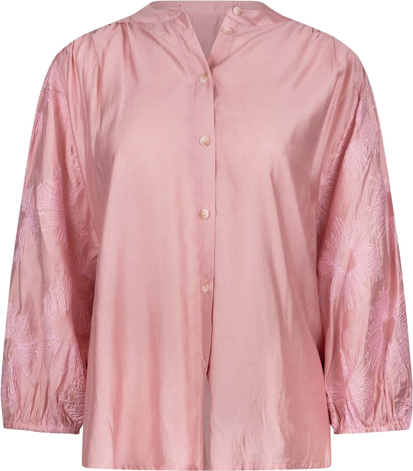 Nukus Lynn Blouse Embroidery Roze