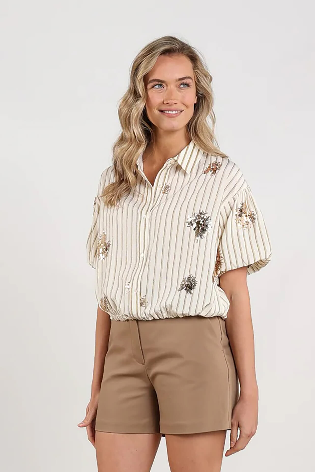 Nukus Leia Blouse Off White