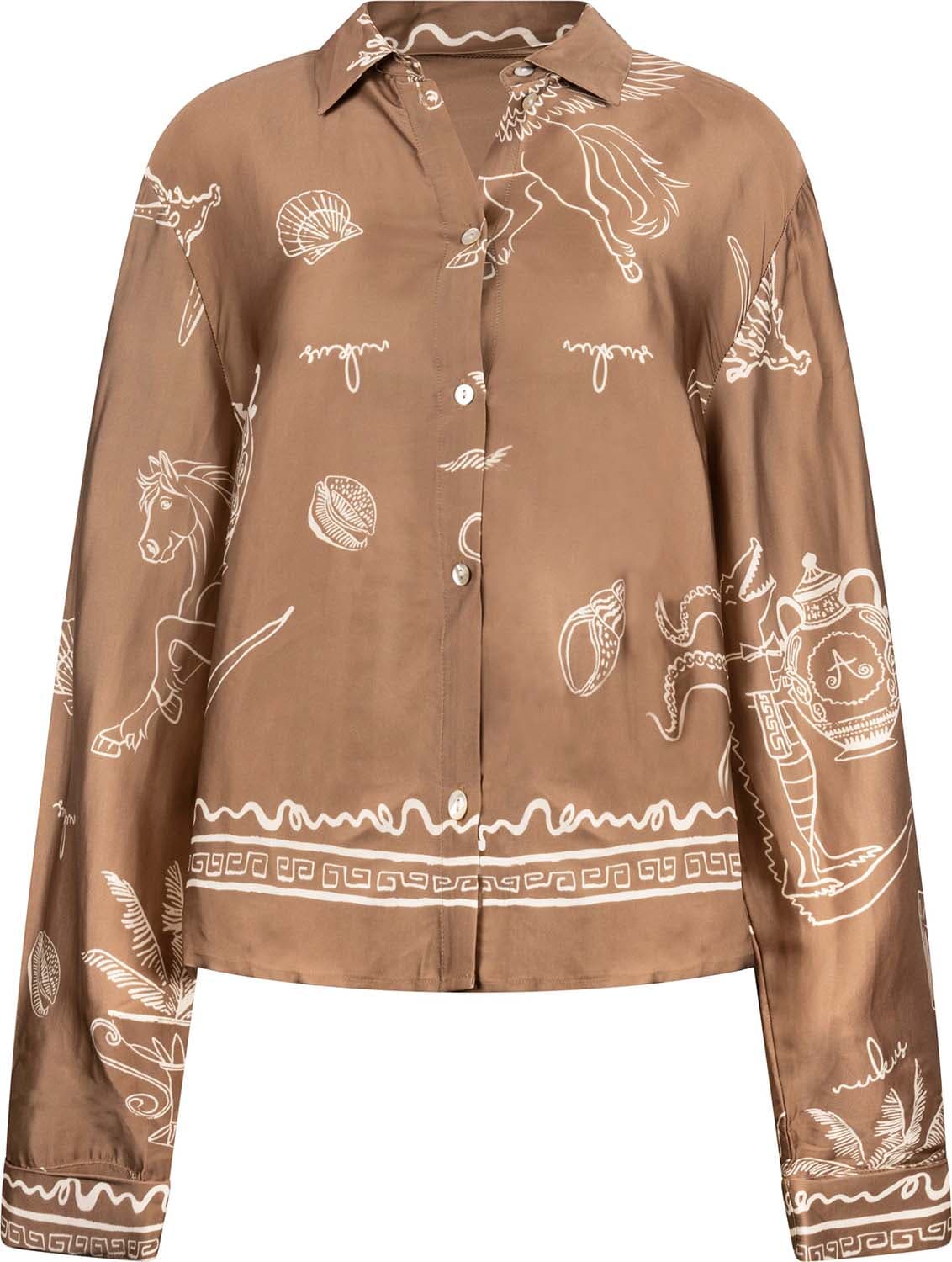 Nukus Nowi Blouse Bruin