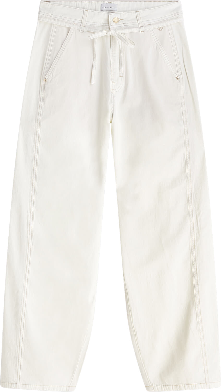 Summum Broek Canvas Off White