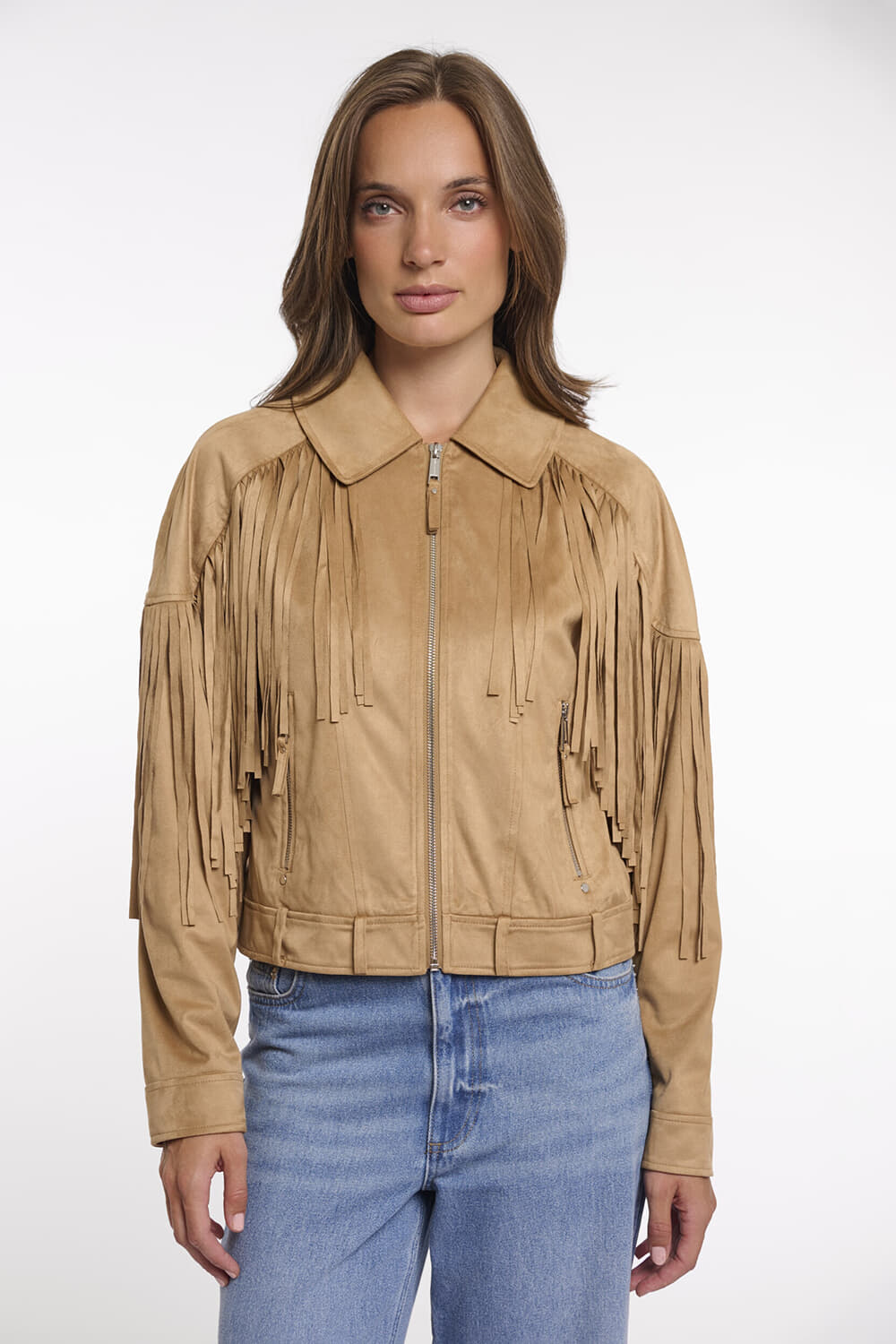 Rino & Pelle Jas Ravenna with fringes Bruin