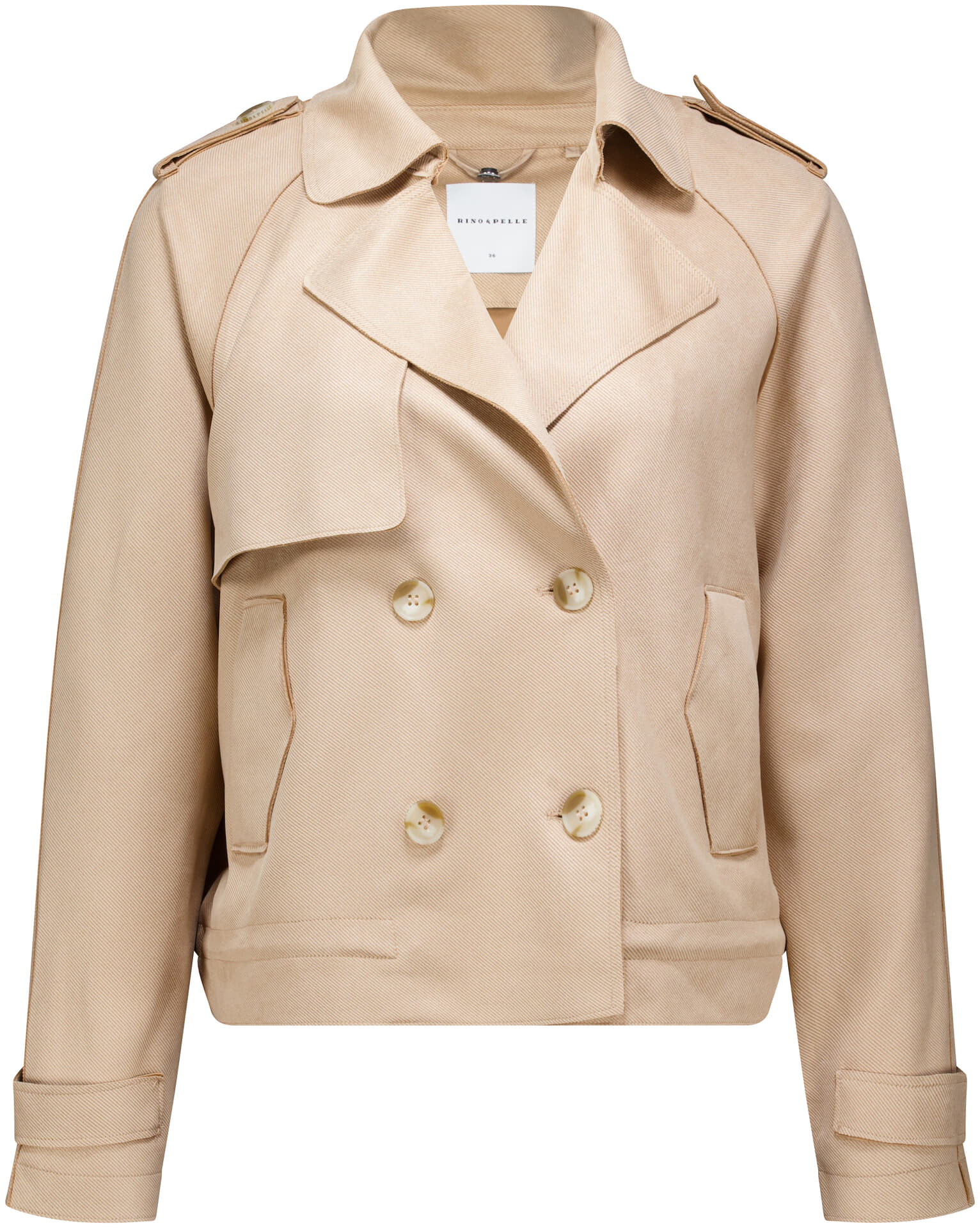 Rino & Pelle Jas Doona Double breasted Kaki