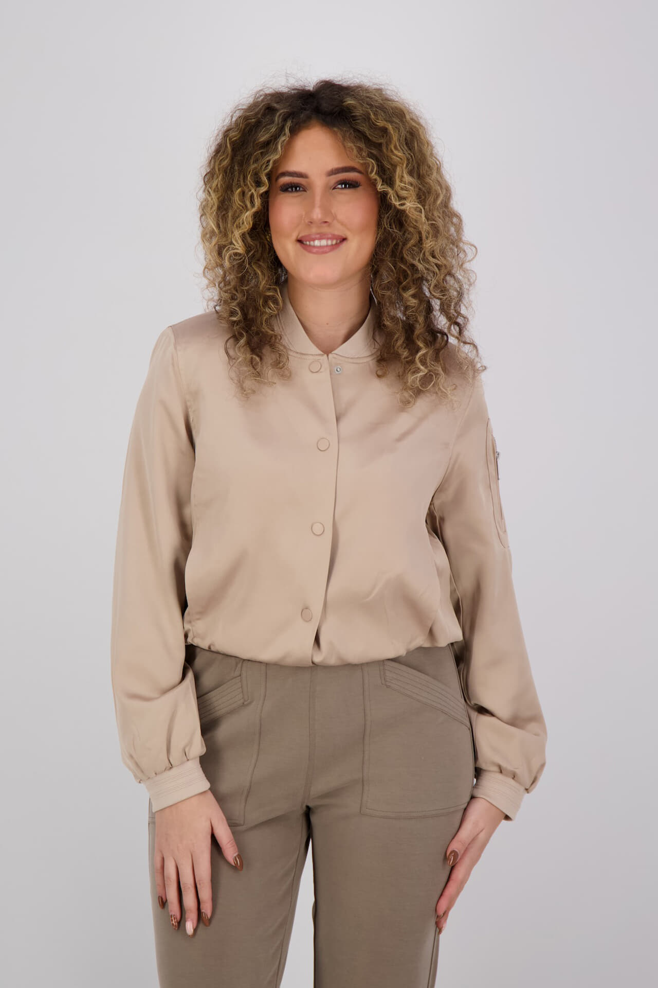 Rino & Pelle Bomberjack Banner Beige