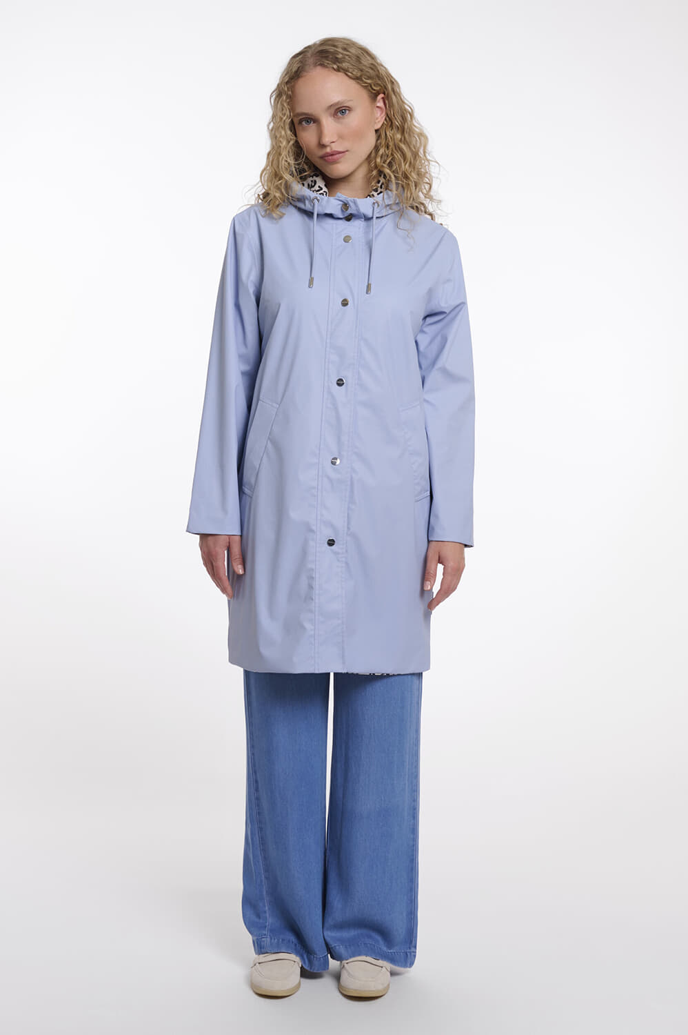 Rino & Pelle Regenjas Ishana Reversible Blauw