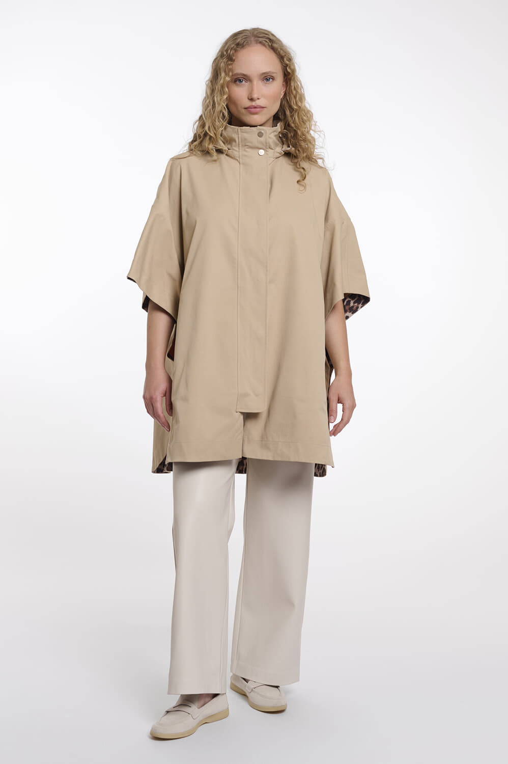 Rino & Pelle Cape Jas Gust Oversized  Kaki