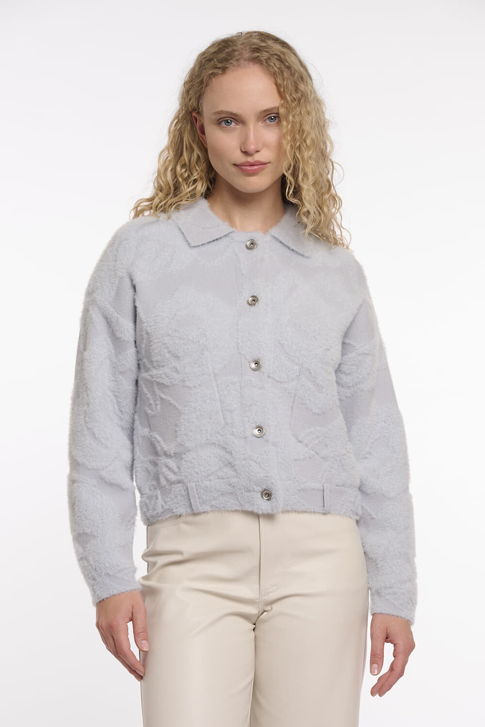 Rino & Pelle Vest Bubbly Boxy Hemelsblauw