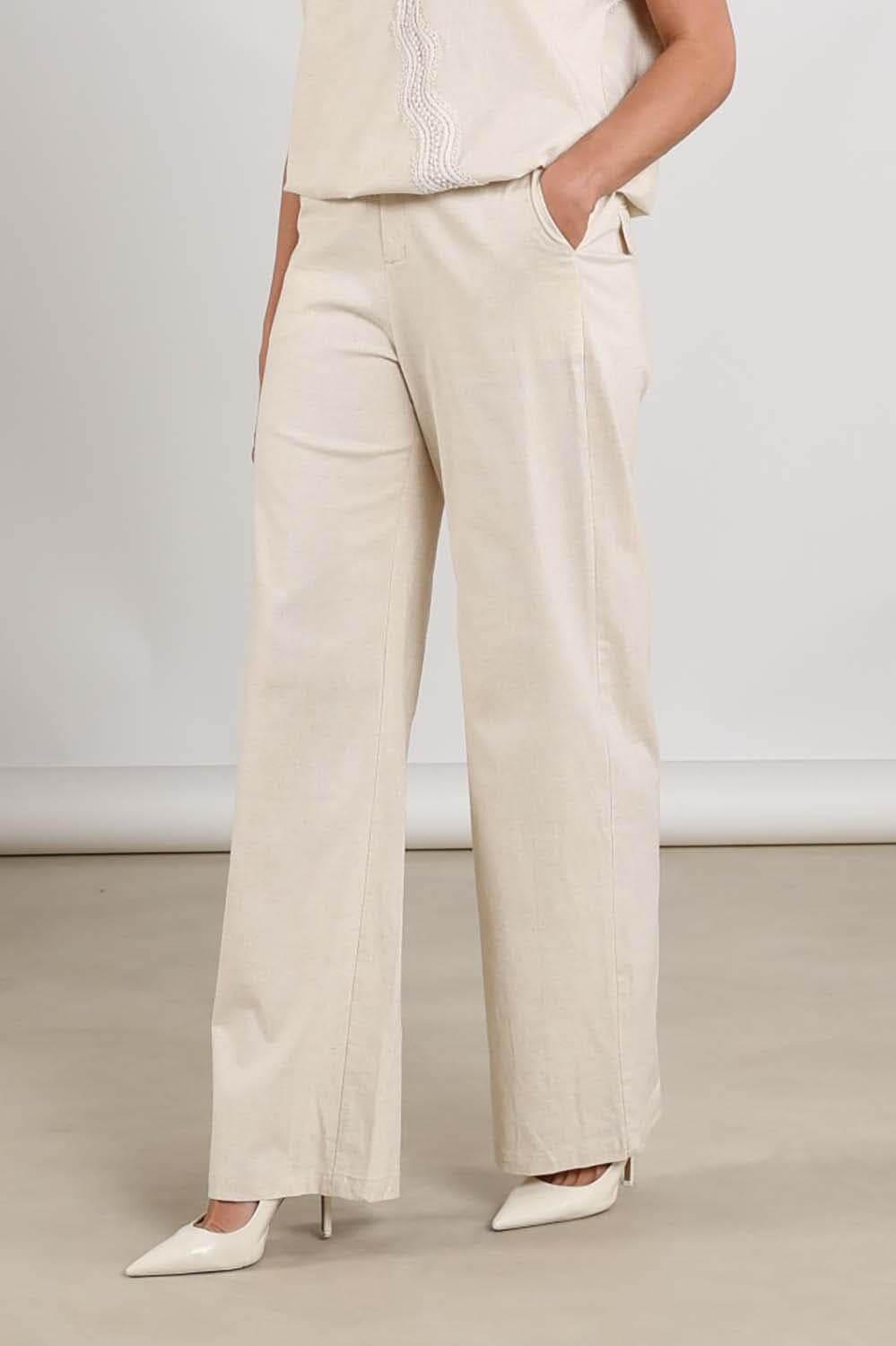 Nukus Pantalon Eline Beige