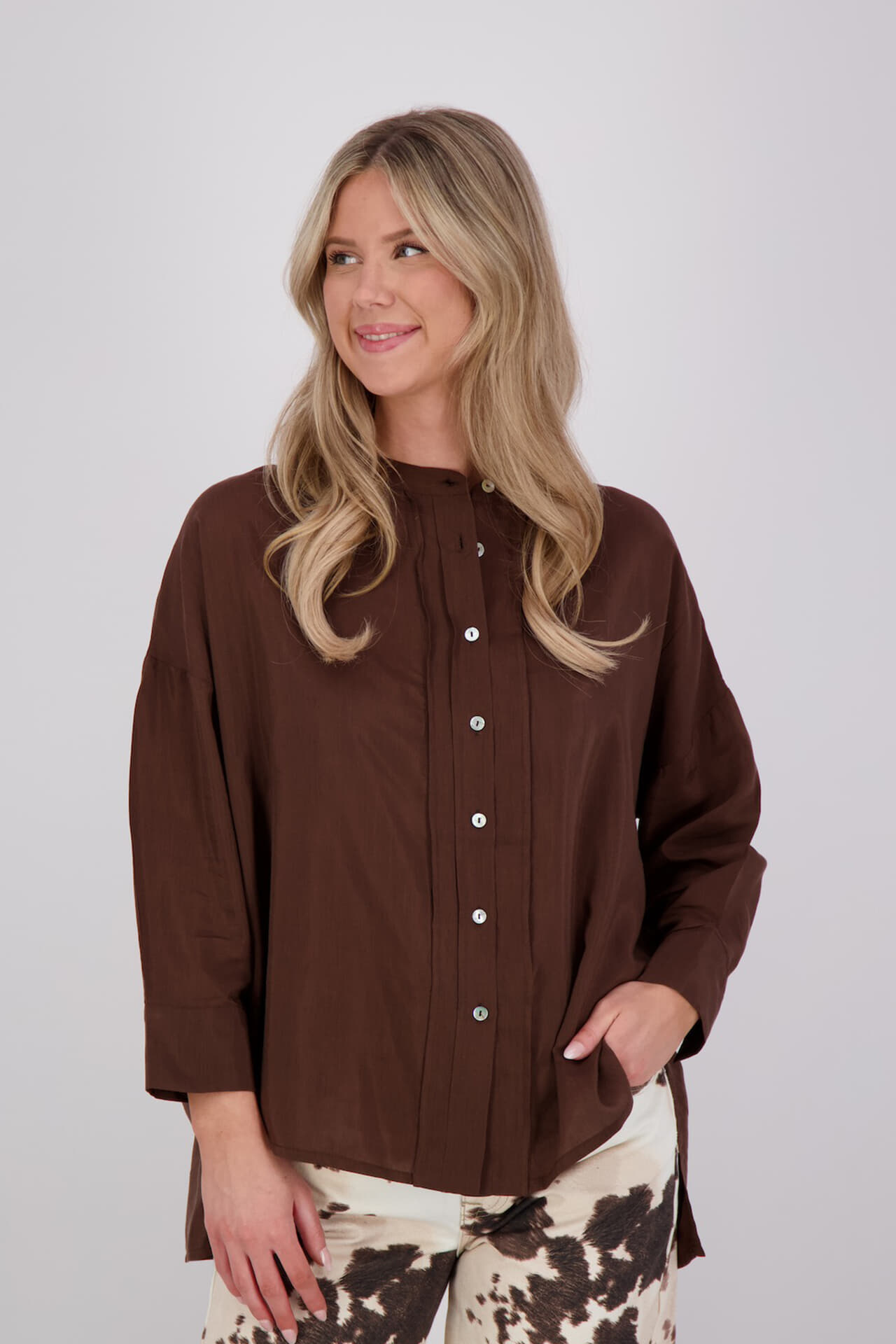 Summum Blouse Bruin