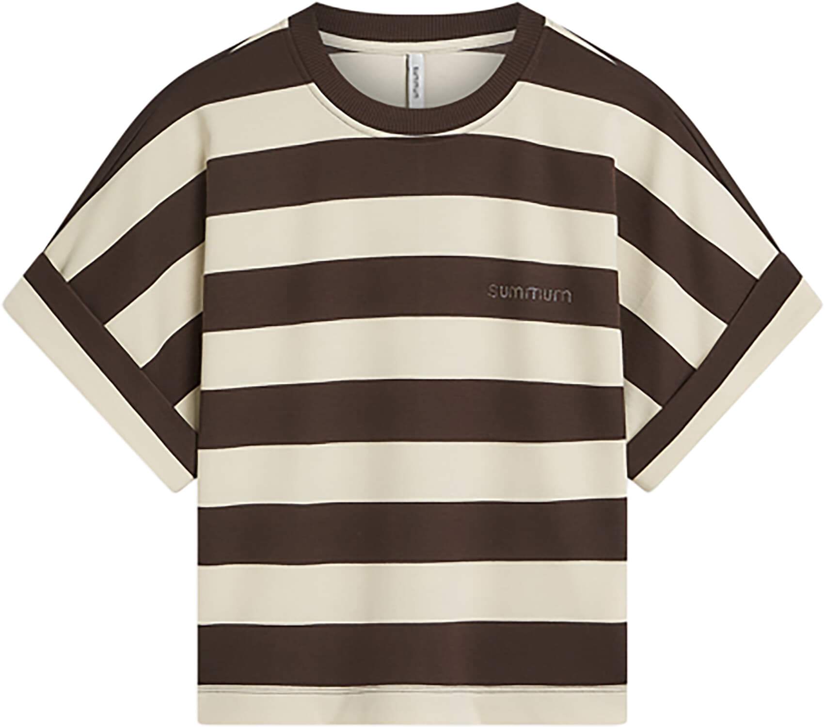 Summum Top Big stripe heavy jersey Bruin