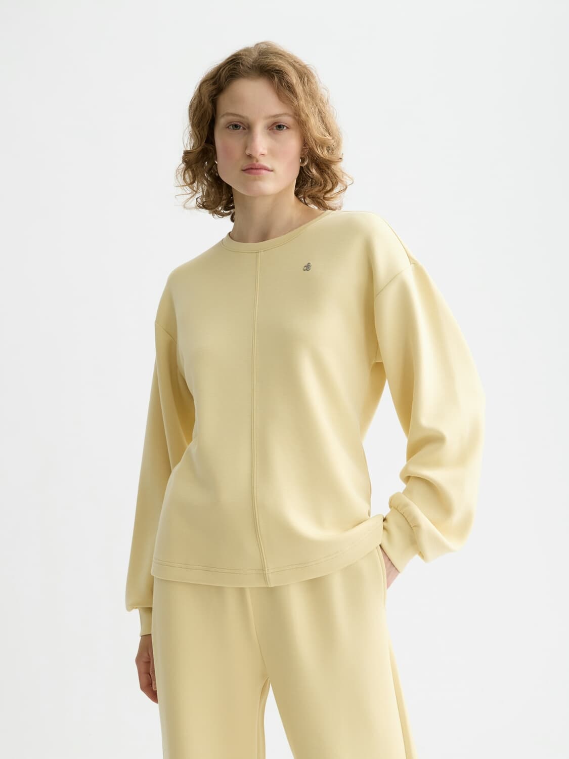 Scotch & Soda Sweater Modal Geel