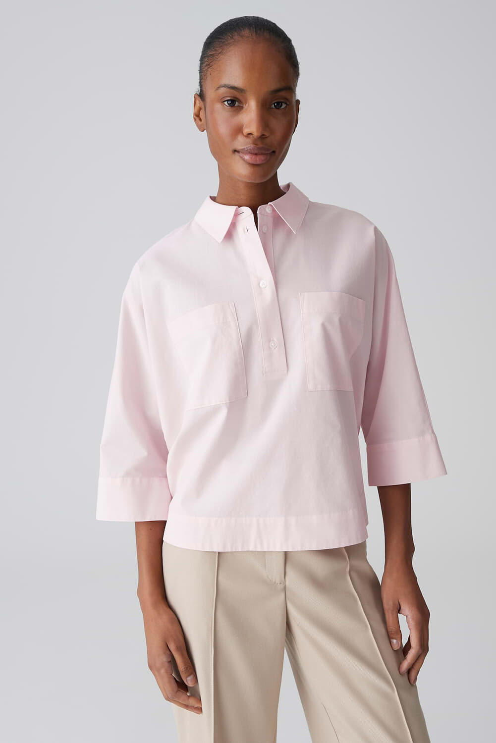 Opus Blouse Fadessa Boxy  Roze