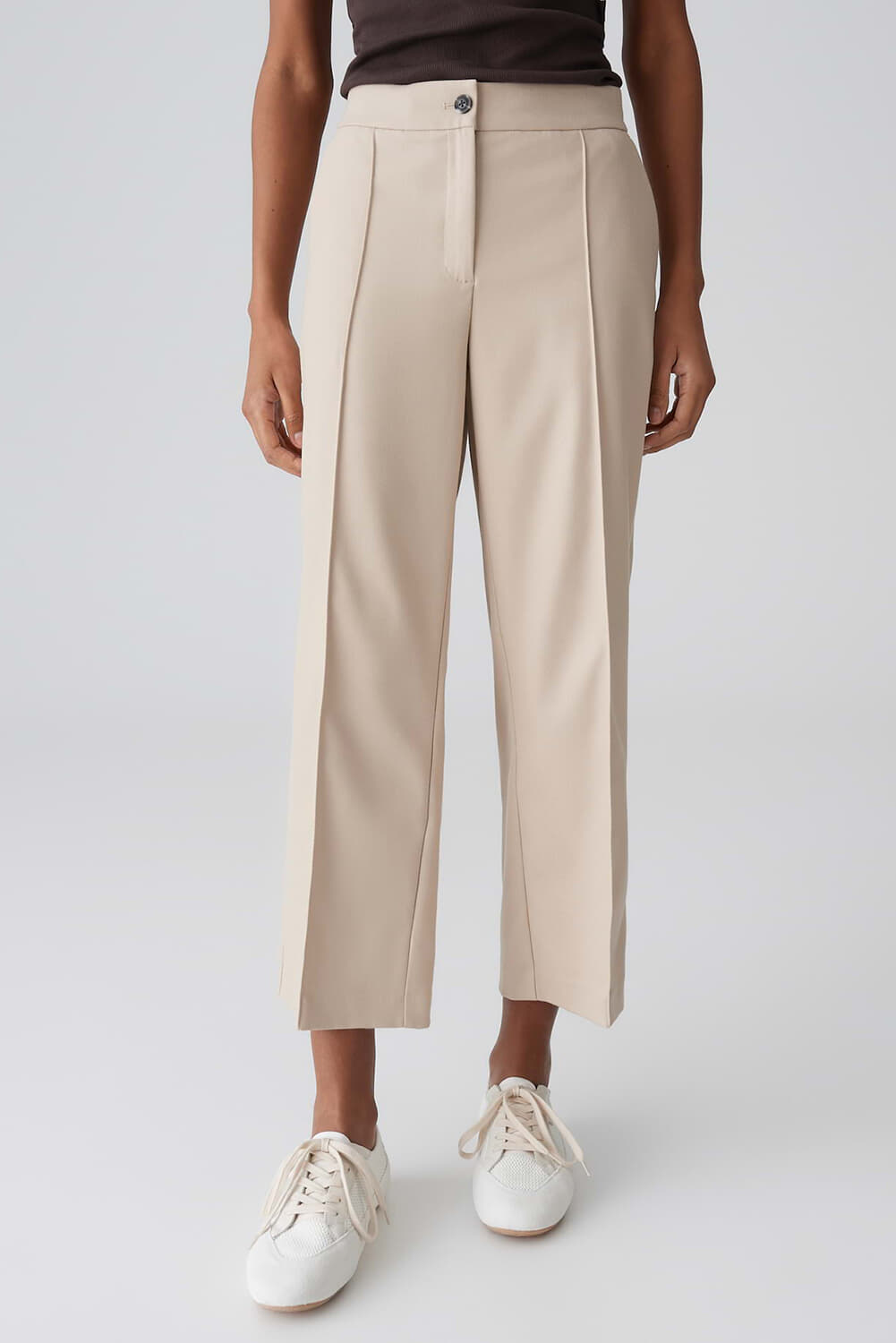 Opus Broek Melane Soft Relaxed Beige