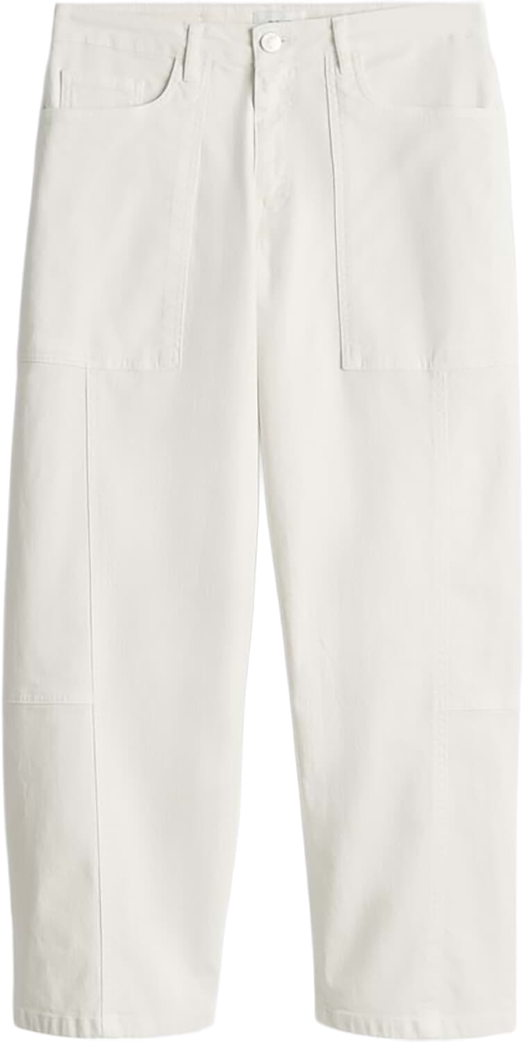 Opus Jeans Lolah Bloom Barrel Off White
