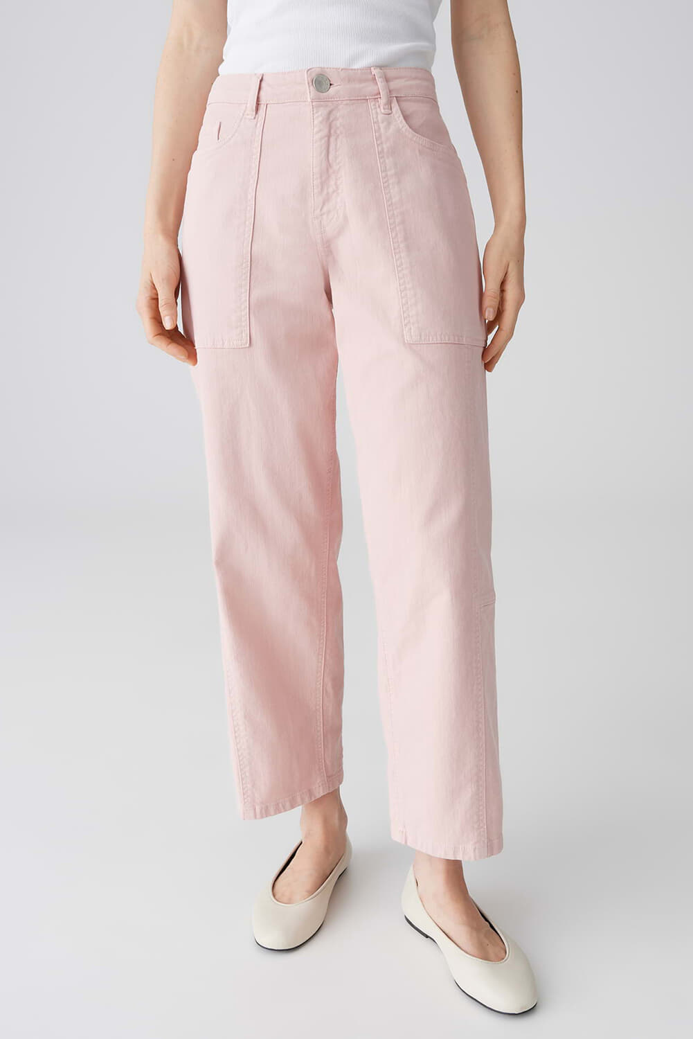 Opus Jeans Lolah Bloom Barrel Roze