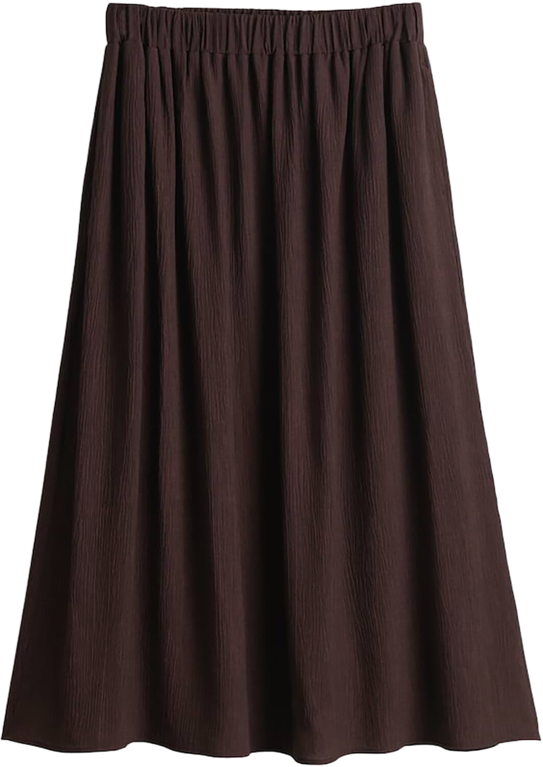 Opus Rok Romie A-lijn Midi Bruin