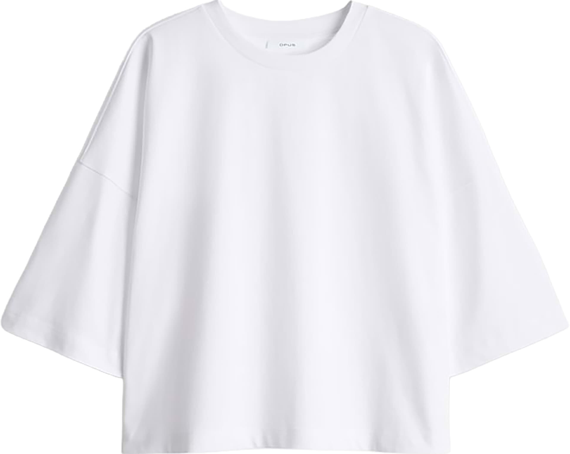 Opus T-shirt Sarenzi Boxy Wit