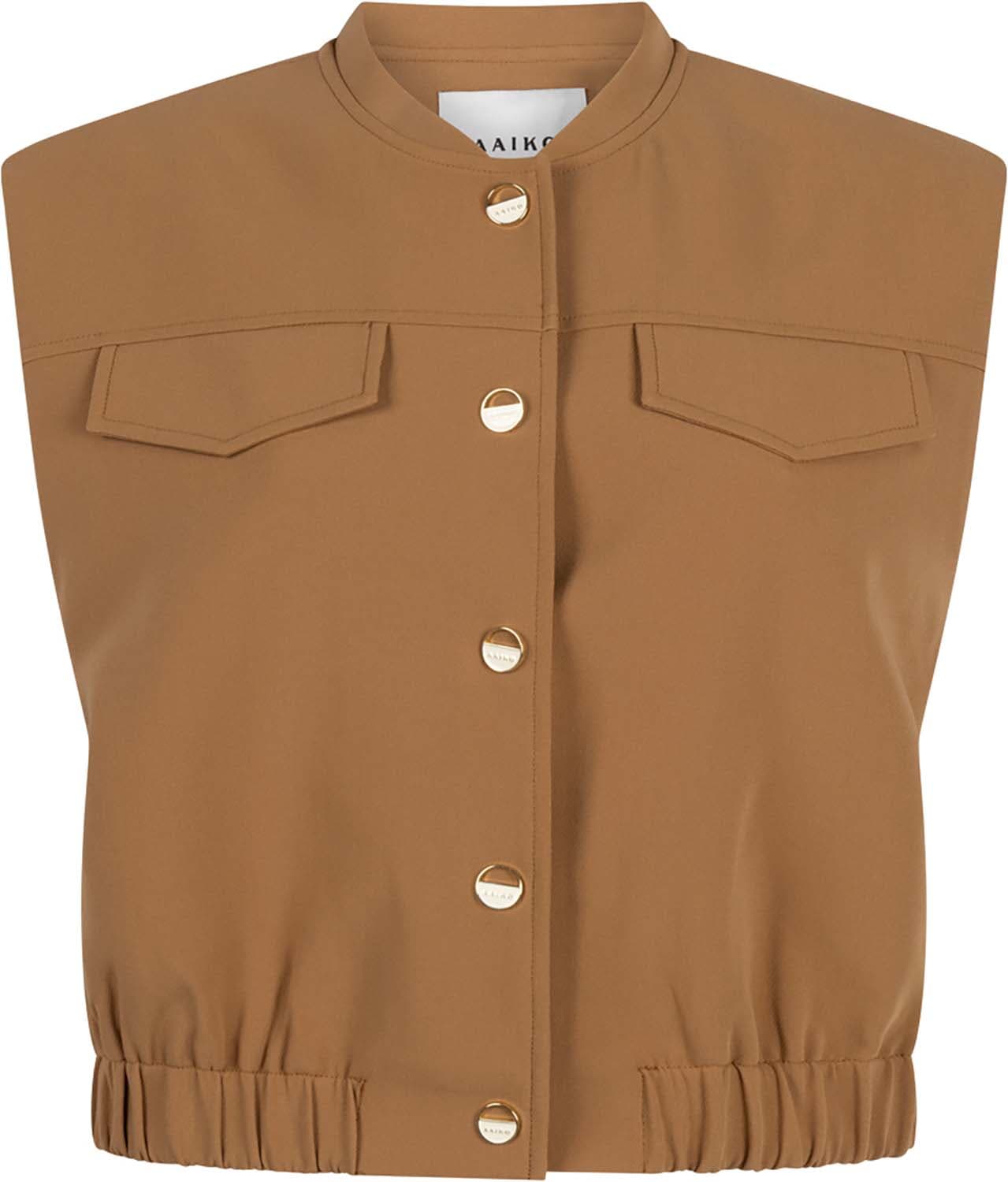 Aaiko Gilet Olivia Cognac