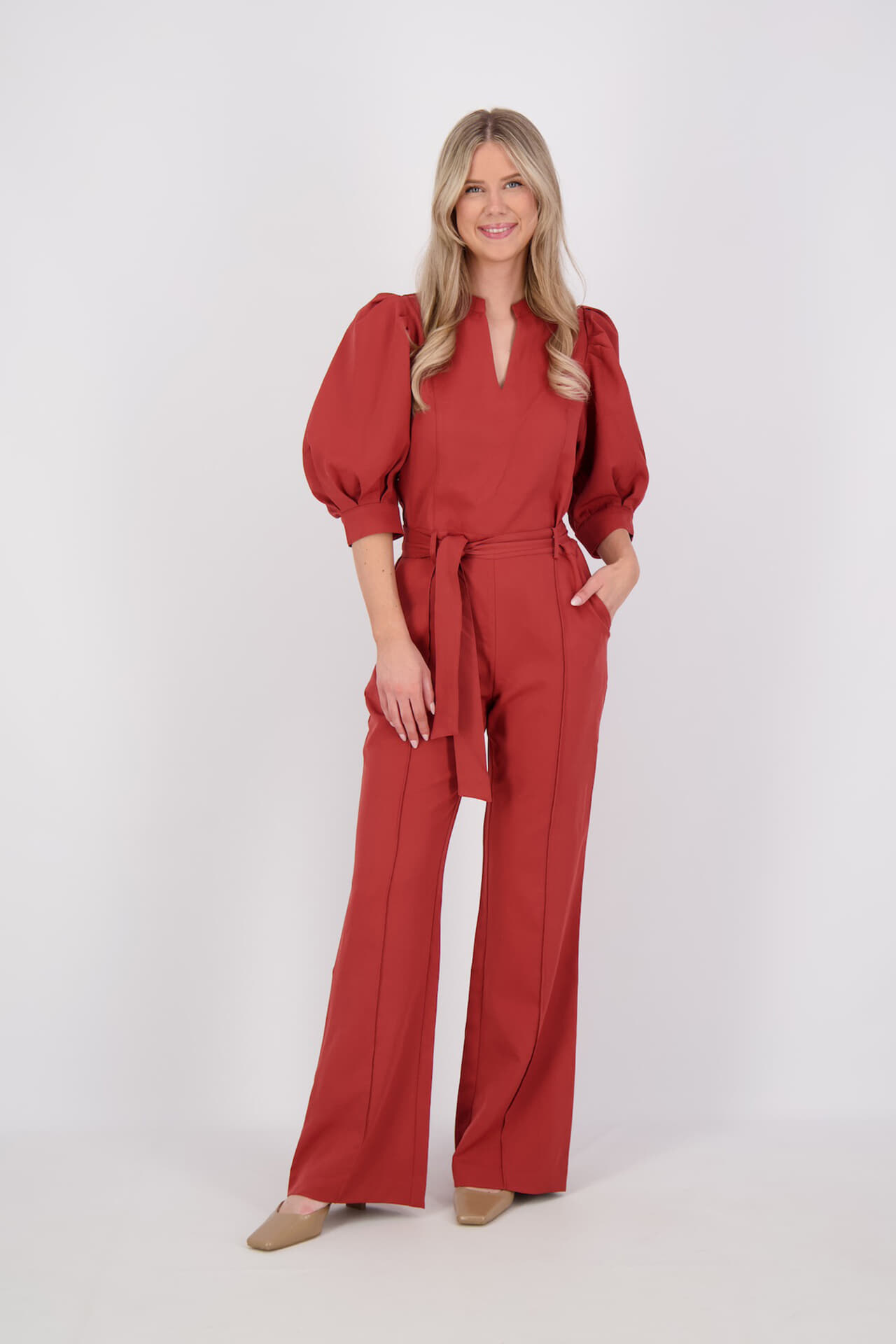 Aaiko Jumpsuit Hellen Brick