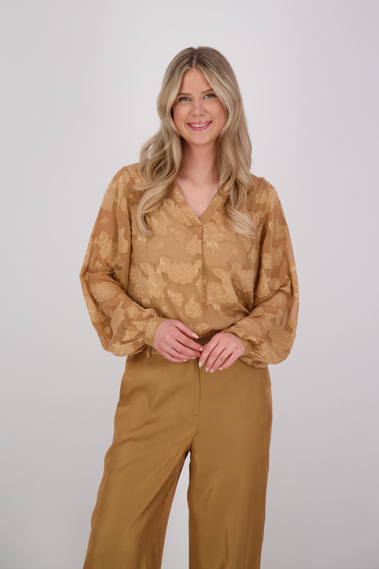 Aaiko Blouse Alana Cognac