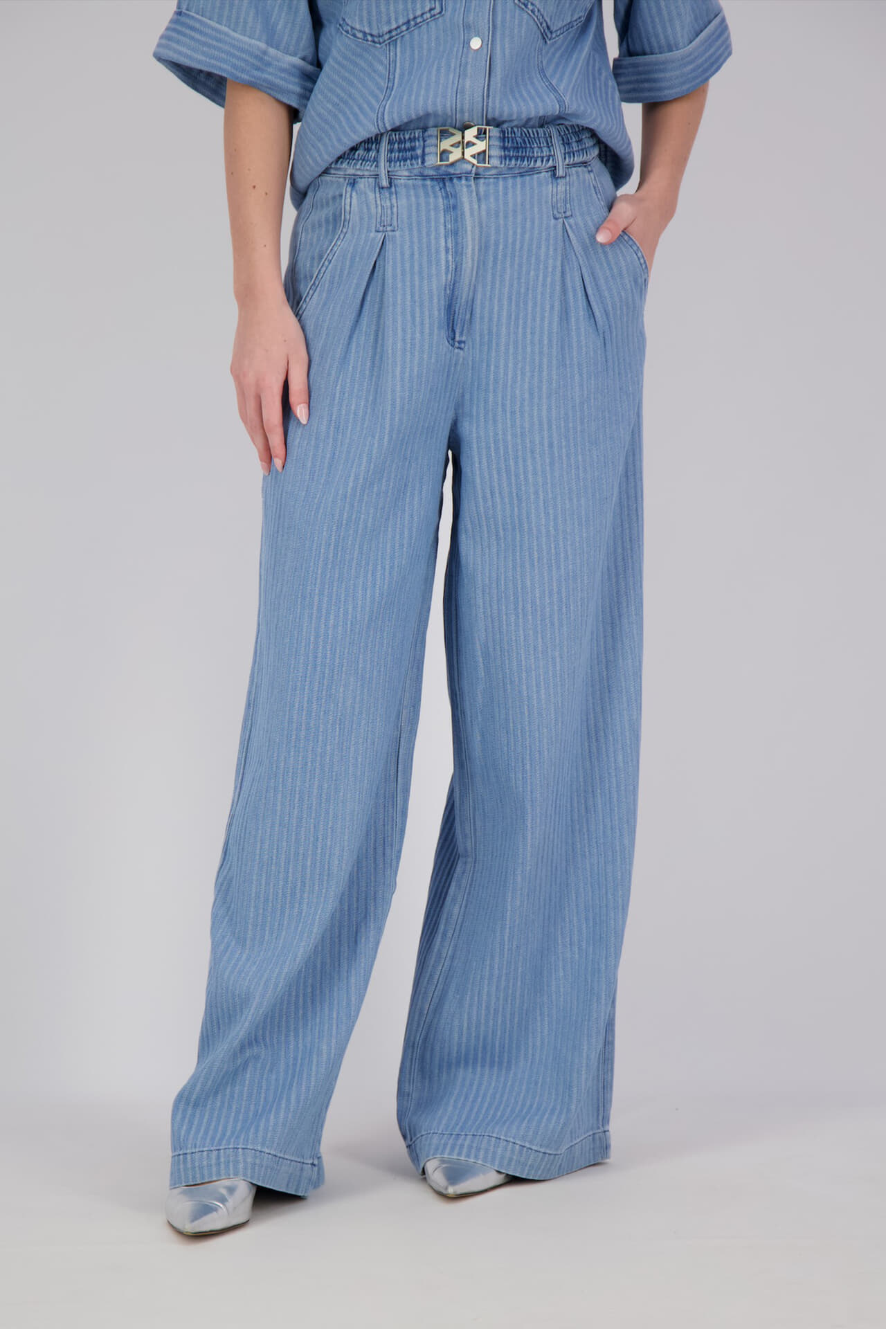 Aaiko Broek Lotty Stripe Jeans
