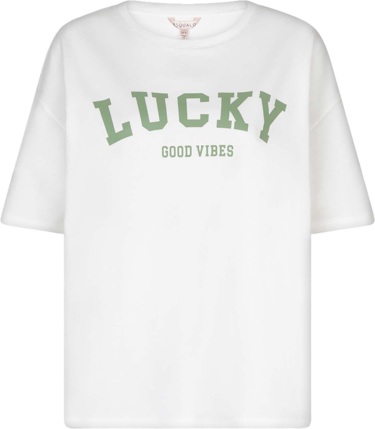 Esqualo T-shirt Terry French  Wit