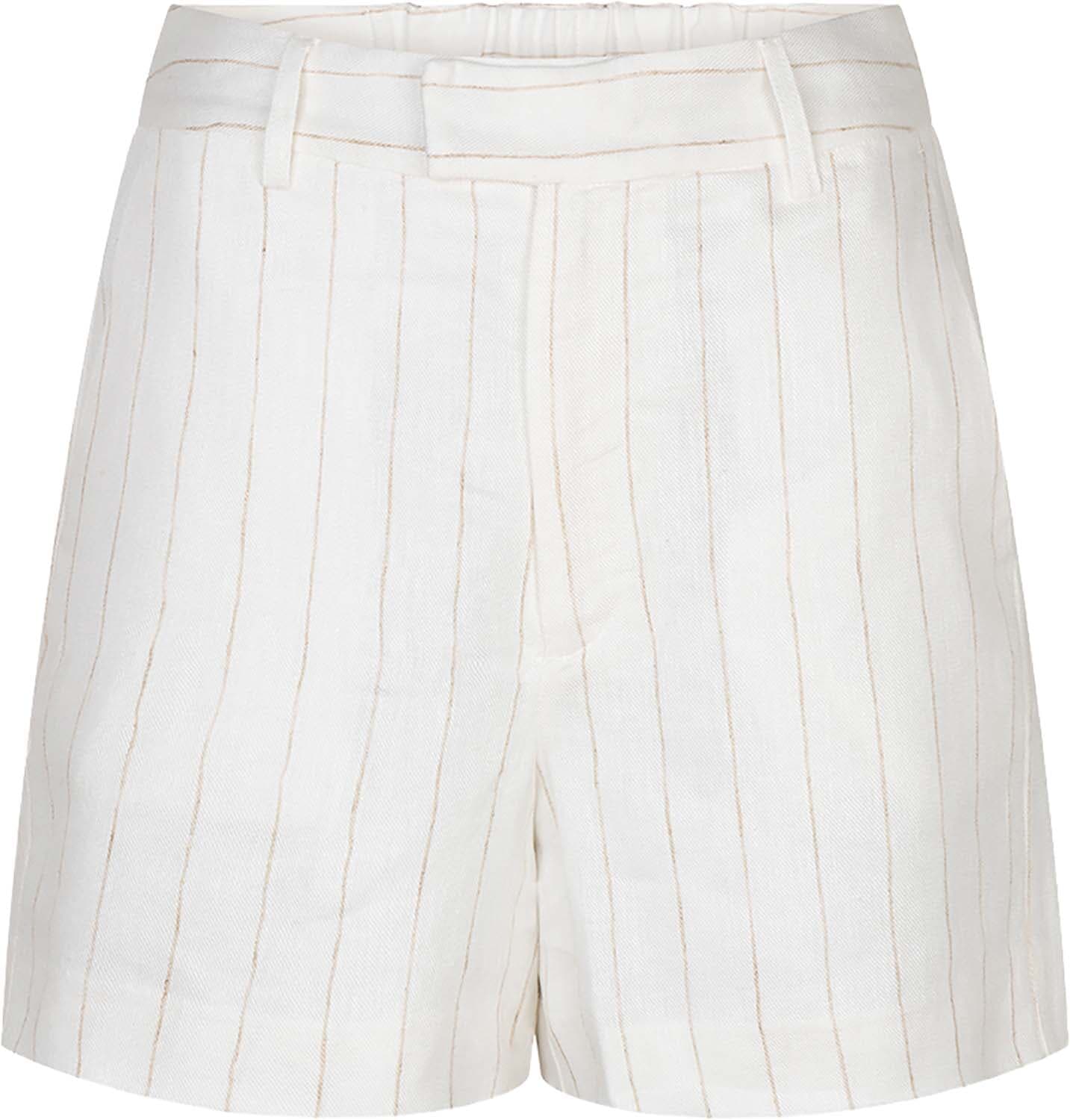 Esqualo Short Striped linnen  Wit
