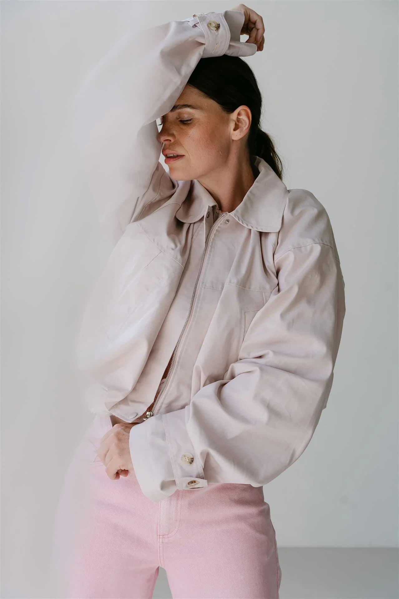 Aimée The Label Bomber jasje Zinnia Roze