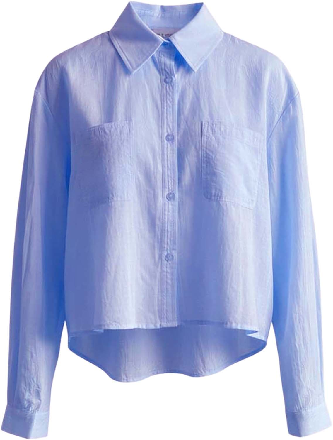 Aimée The Label Blouse Louen Blauw