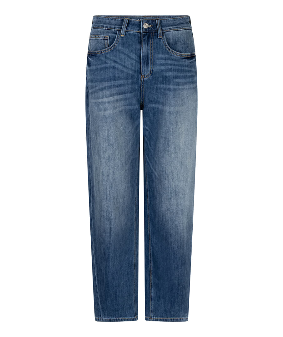 Esqualo Jeans Barrel Fit  Blauw